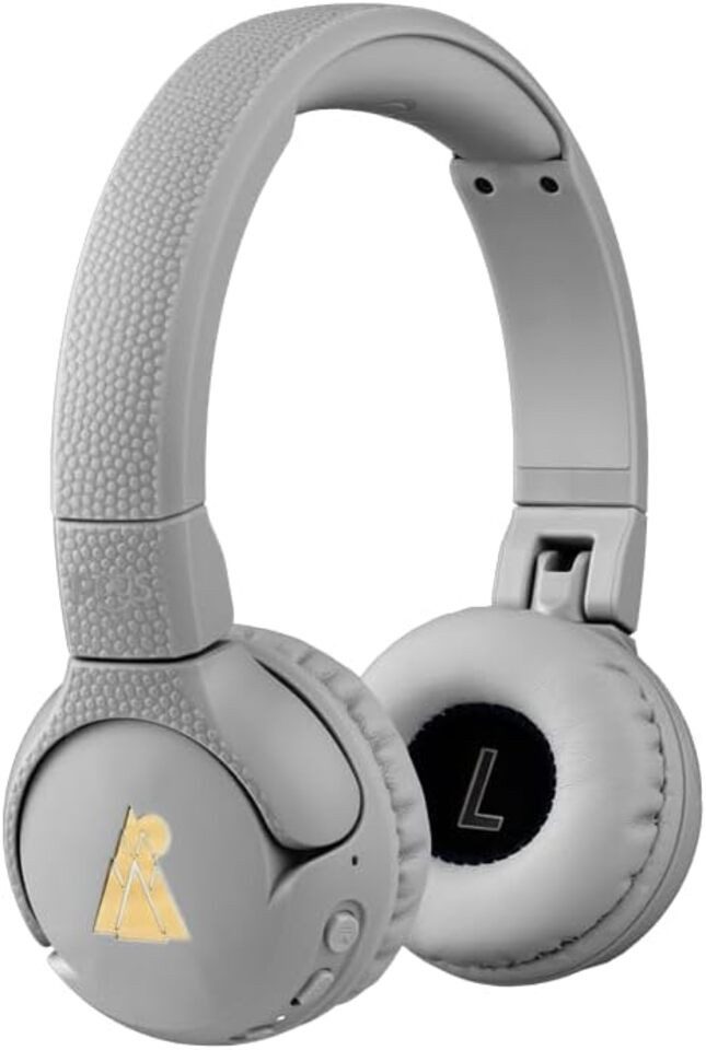 POGS Drahtloser Bluetooth Kinderkopfhörer, The Gecko 2, Faltbar & robust Kinder-Kopfhörer (Lautstärkebegrenzung 70-85db, Bluetooth, 32 mm Neodym-Treiber)
