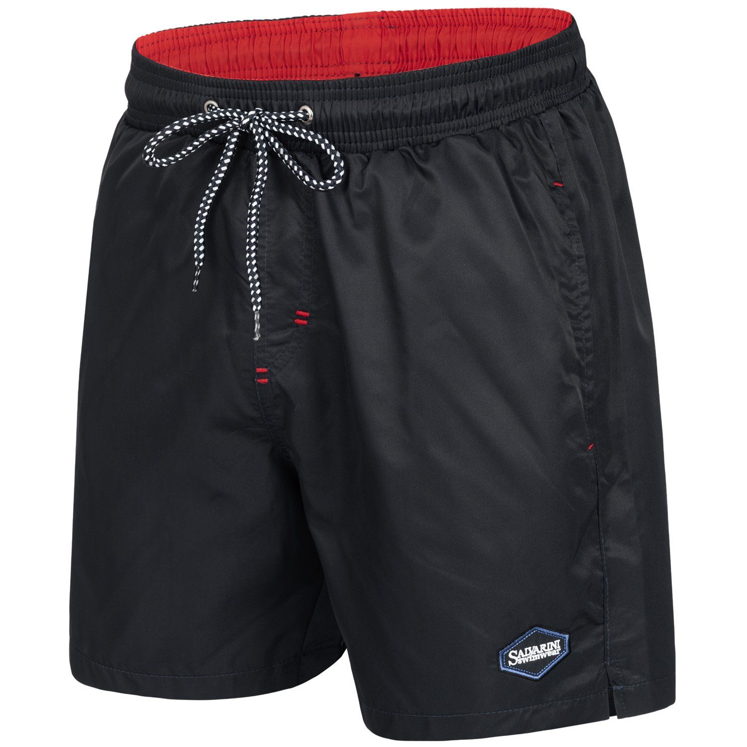 Badeshorts Herren – Badehose mit Reißverschlusstaschen