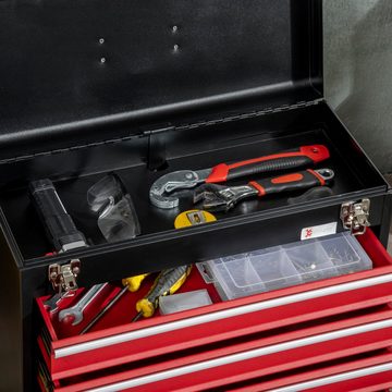 Durhand Werkzeugbox Werkzeugkoffer, 4 Schubladen, abschließbar (Set, 1 St., 1 x Werkzeugkiste), B,H,T: 51 x 39.5 x 22 cm