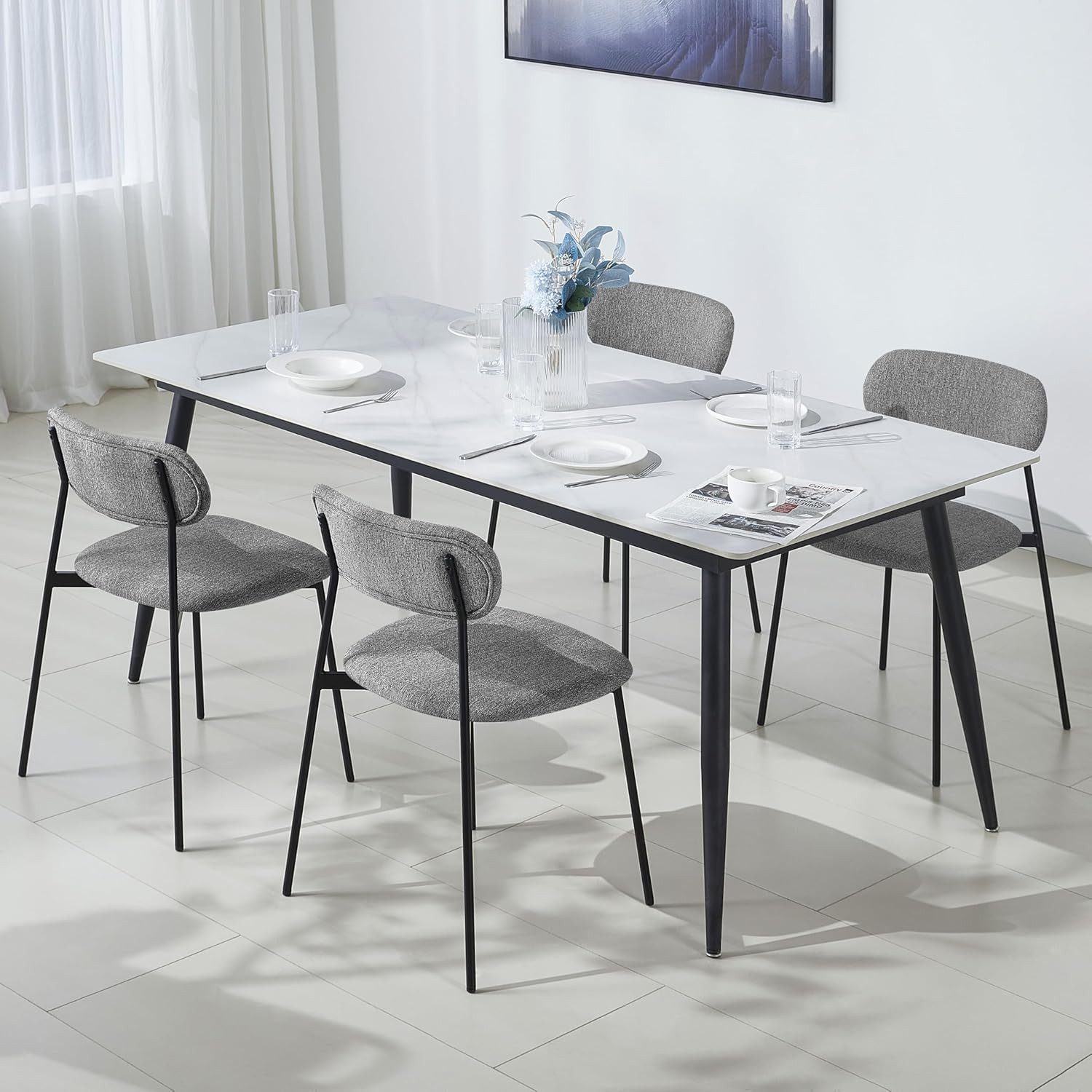 EUGAD Esszimmerstuhl (4 St), 4er Set, günstig online kaufen