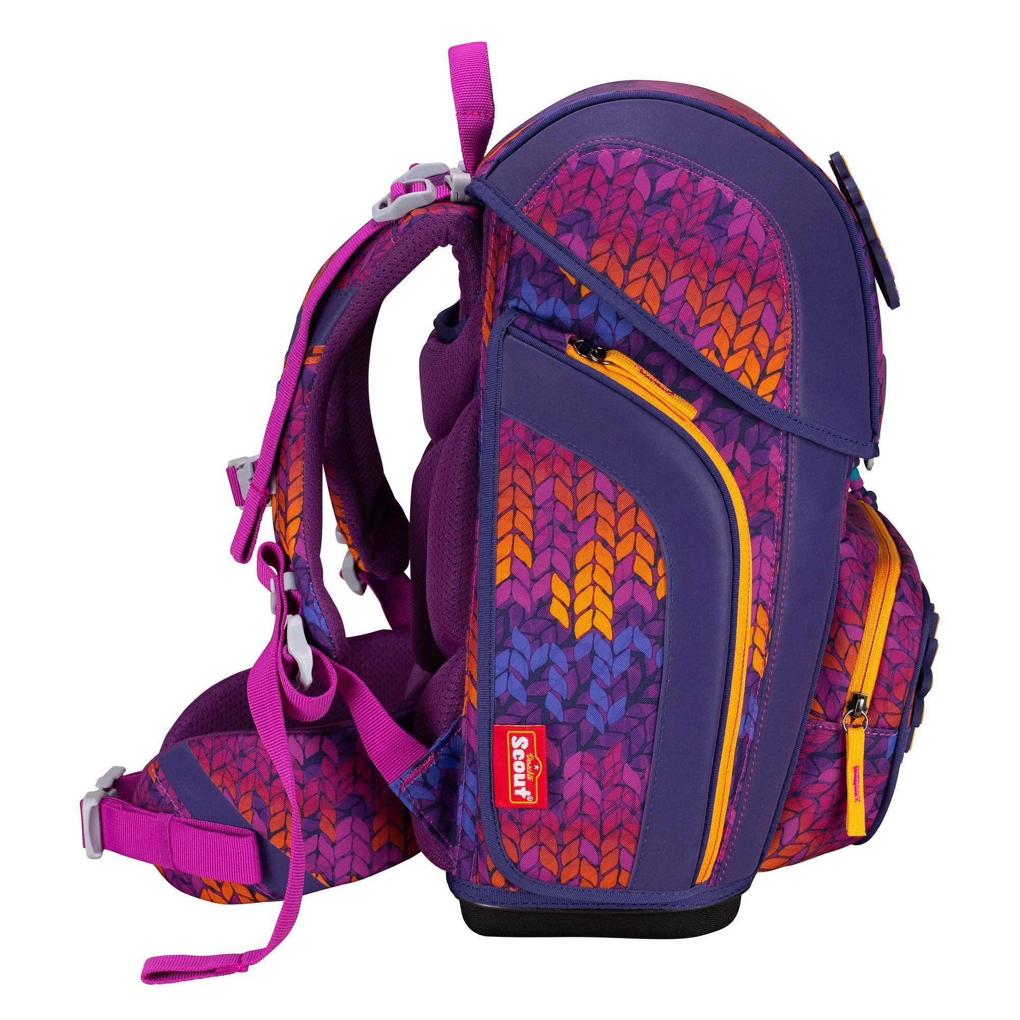 Scout Schulranzen Genius (4-tlg), Polyester