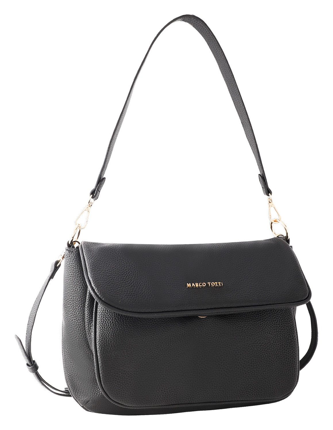 MARCO TOZZI Umhängetasche, Damen Handtasche, Schultertasche mit Logoschriftzug