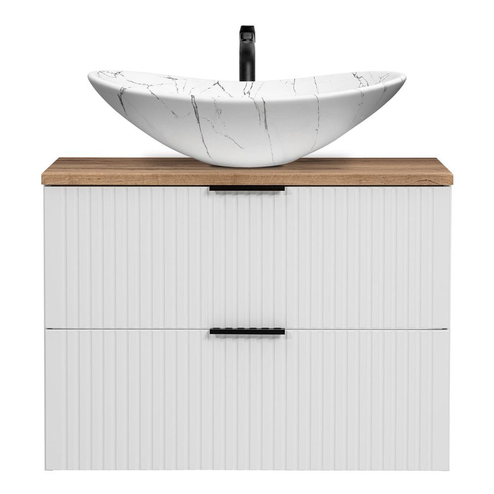 Lomadox Waschtisch ADELAIDE-56-WHITE, 80cm, weiß mit günstig online kaufen