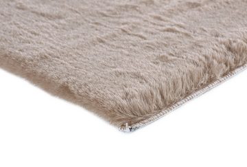 Hochflor-Teppich Nerja, Home affaire, rechteckig, Höhe: 35 mm, Uni Farben, besonders kuschelig und weich durch Microfaser