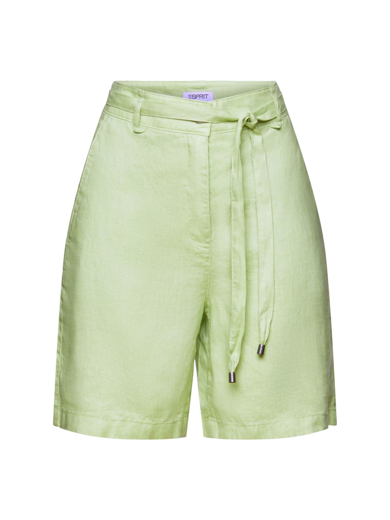 Esprit Shorts Shorts aus Leinen mit weitem Bein (1-tlg)