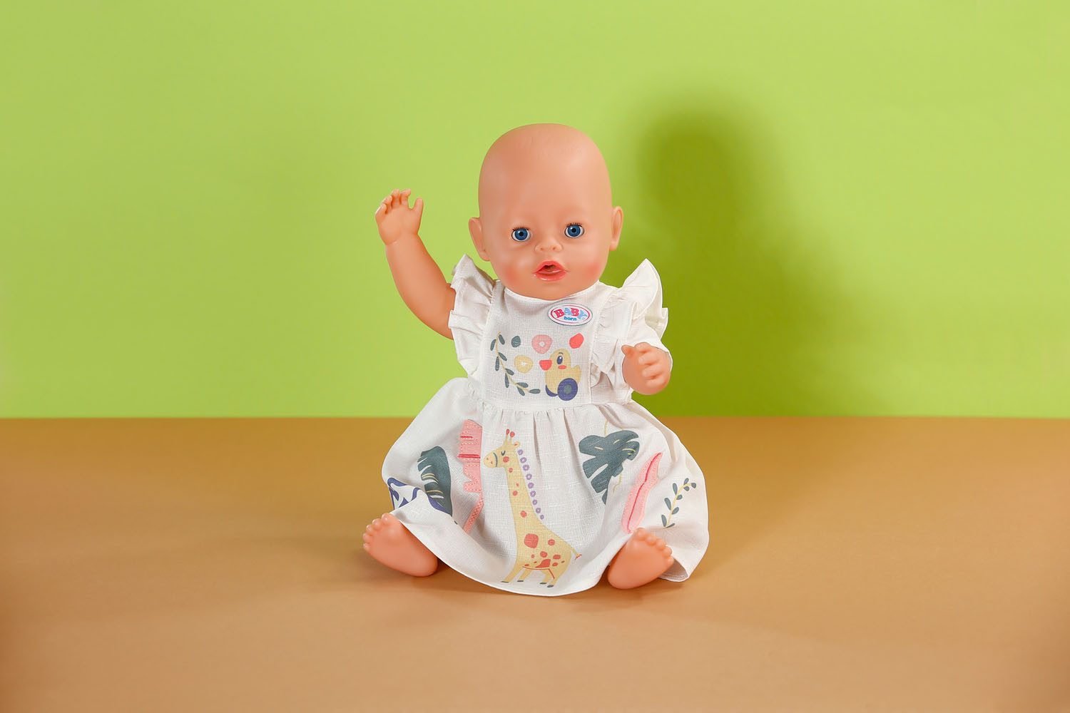 Baby Born Puppenkleidung Kleid Giraffe, 43 cm, mit Kleiderbügel