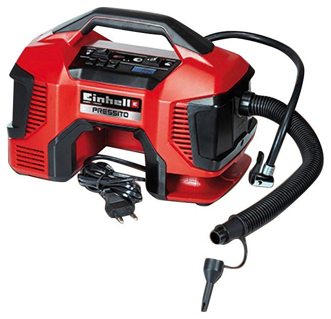 Einhell Kompressor Pressito, 90 W, max. 11 bar, 20 l, Power X-Change, Inkl. Adapter-Set, ohne Akku & Ladegerät