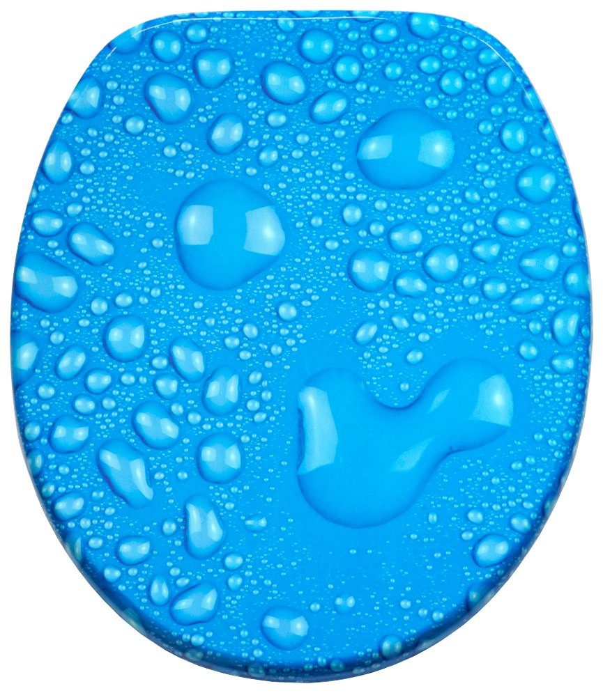 Sanilo WC-Sitz Tautropfen Blau, mit Absenkautomatik günstig online kaufen