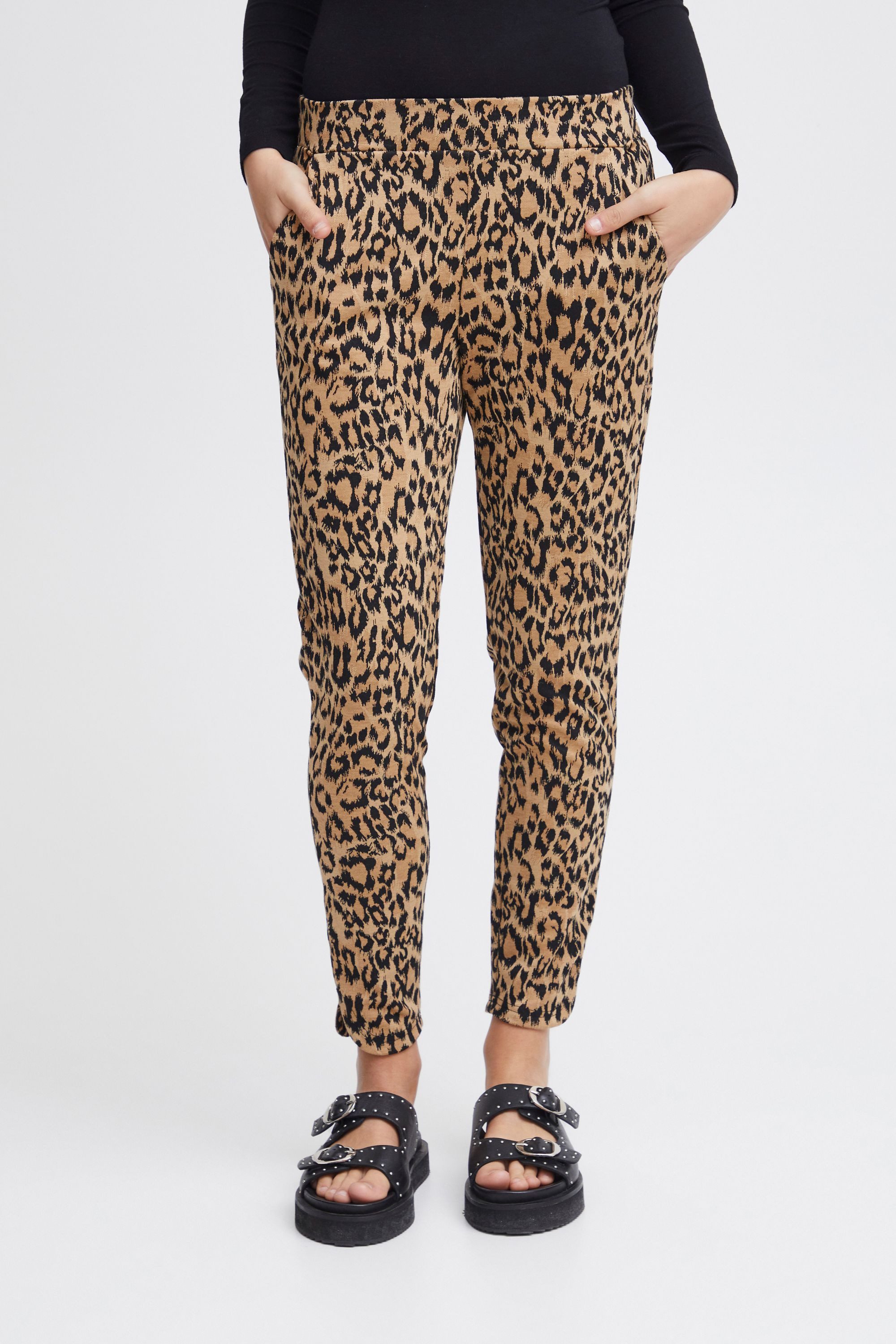 Ichi Stoffhose IHKATE LEOPARD JACQUARD PA günstig online kaufen