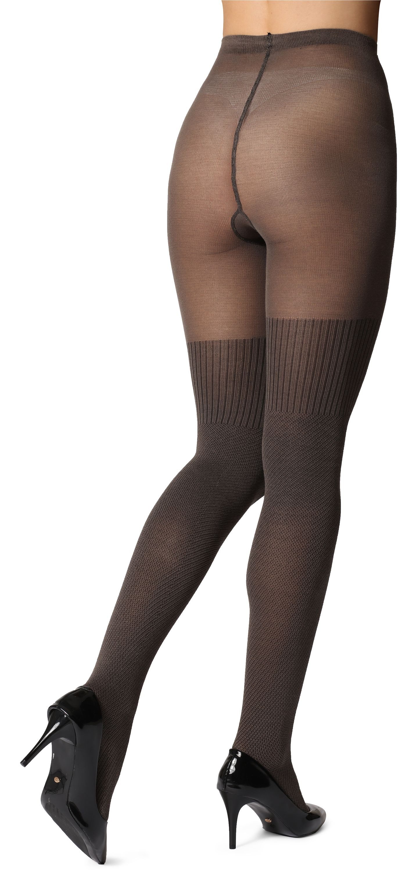 Bellivalini Strumpfhose Damen Strumpfhose aus Baumwolle BLV-1116 100 DEN (1 St) – Bild 4 von 5