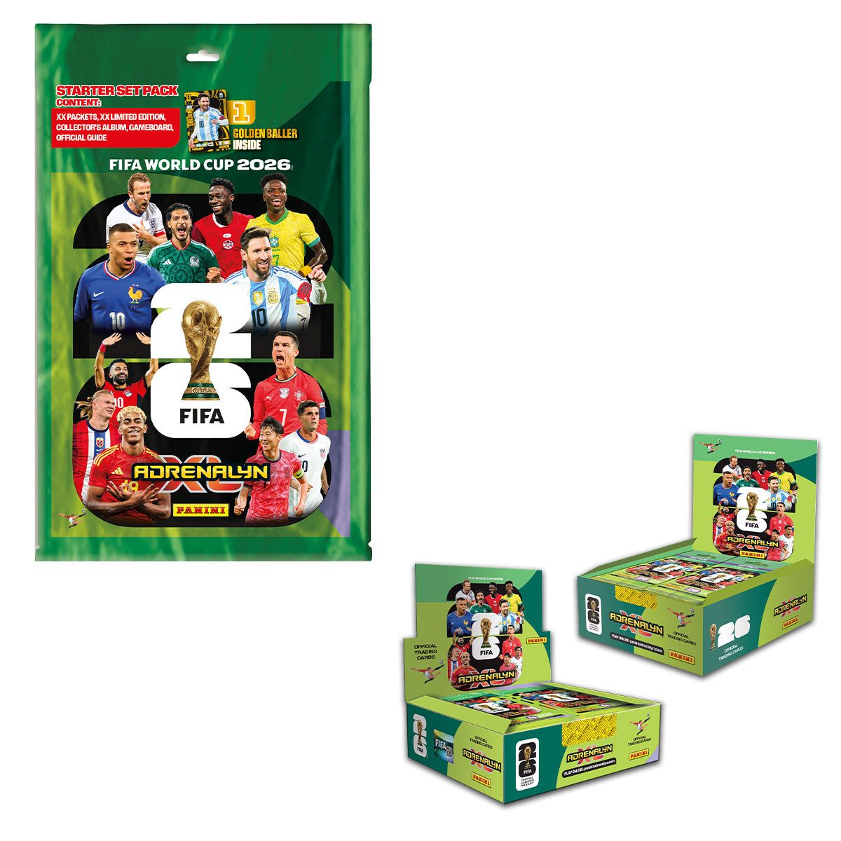 Panini Sammelkarte Panini FIFA World Cup 2026™ Adrenalyn XL™ - Box-Bundle