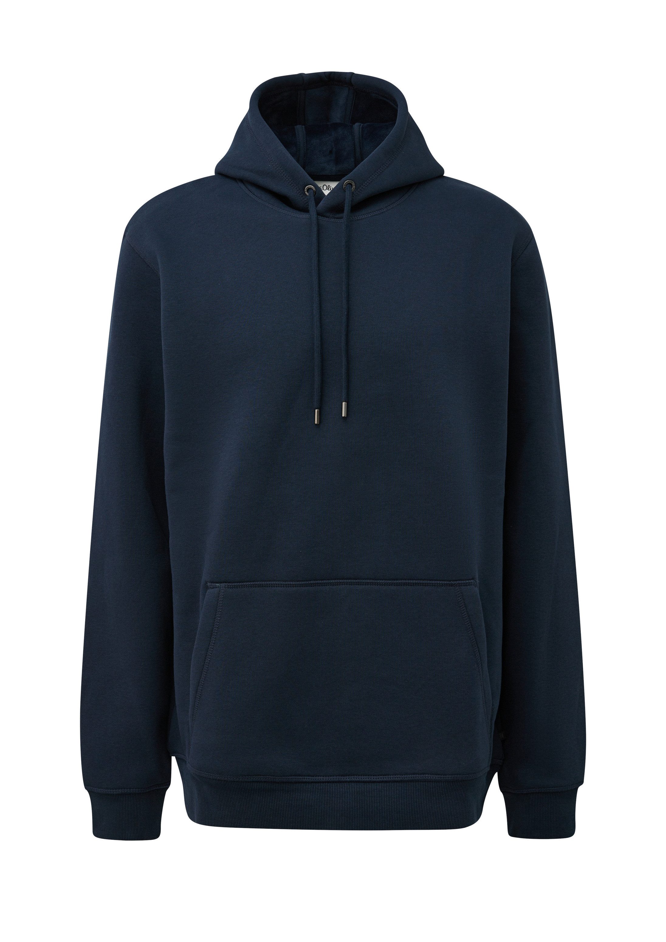 s.Oliver Sweatshirt Sweatshirt Doubleface-Hoodie im Modern Fit mit softem Futter