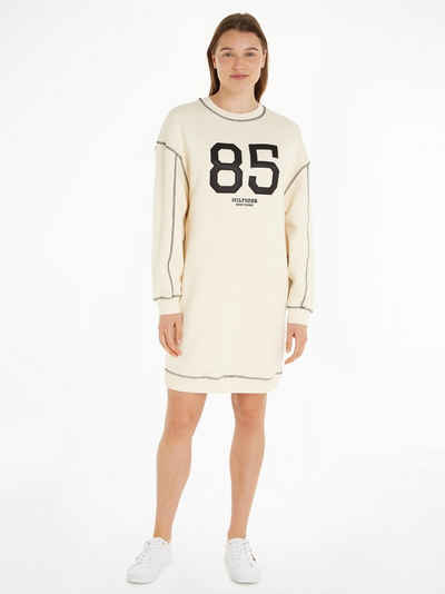 Tommy Hilfiger Sweatkleid VARSITY 85 SWTSHIRT DRESS LS mit Logoprägung