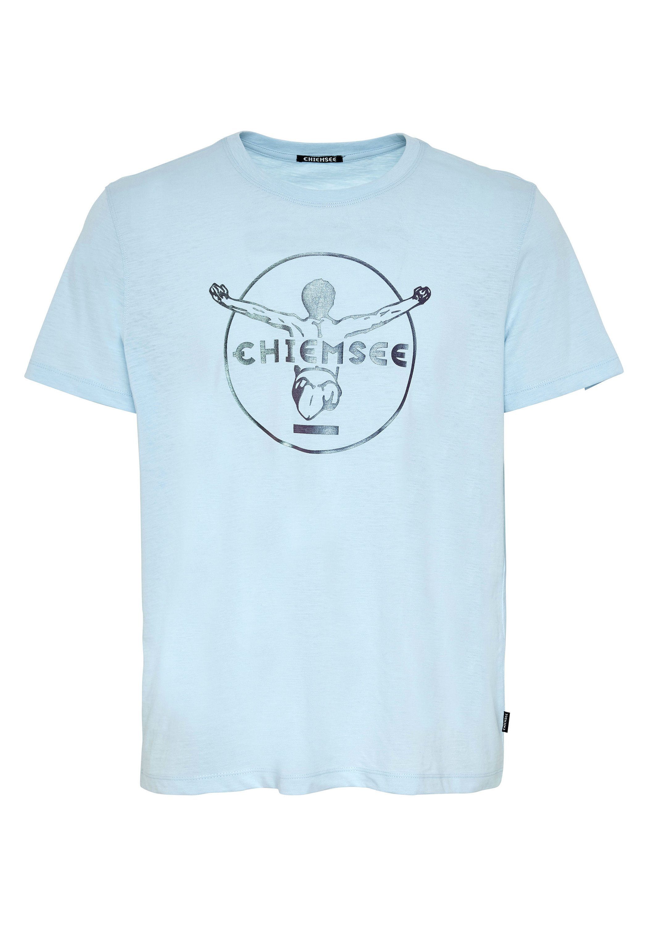 Chiemsee Print-Shirt T-Shirt mit Coryda Blue gedrucktem Label-Symbol 1