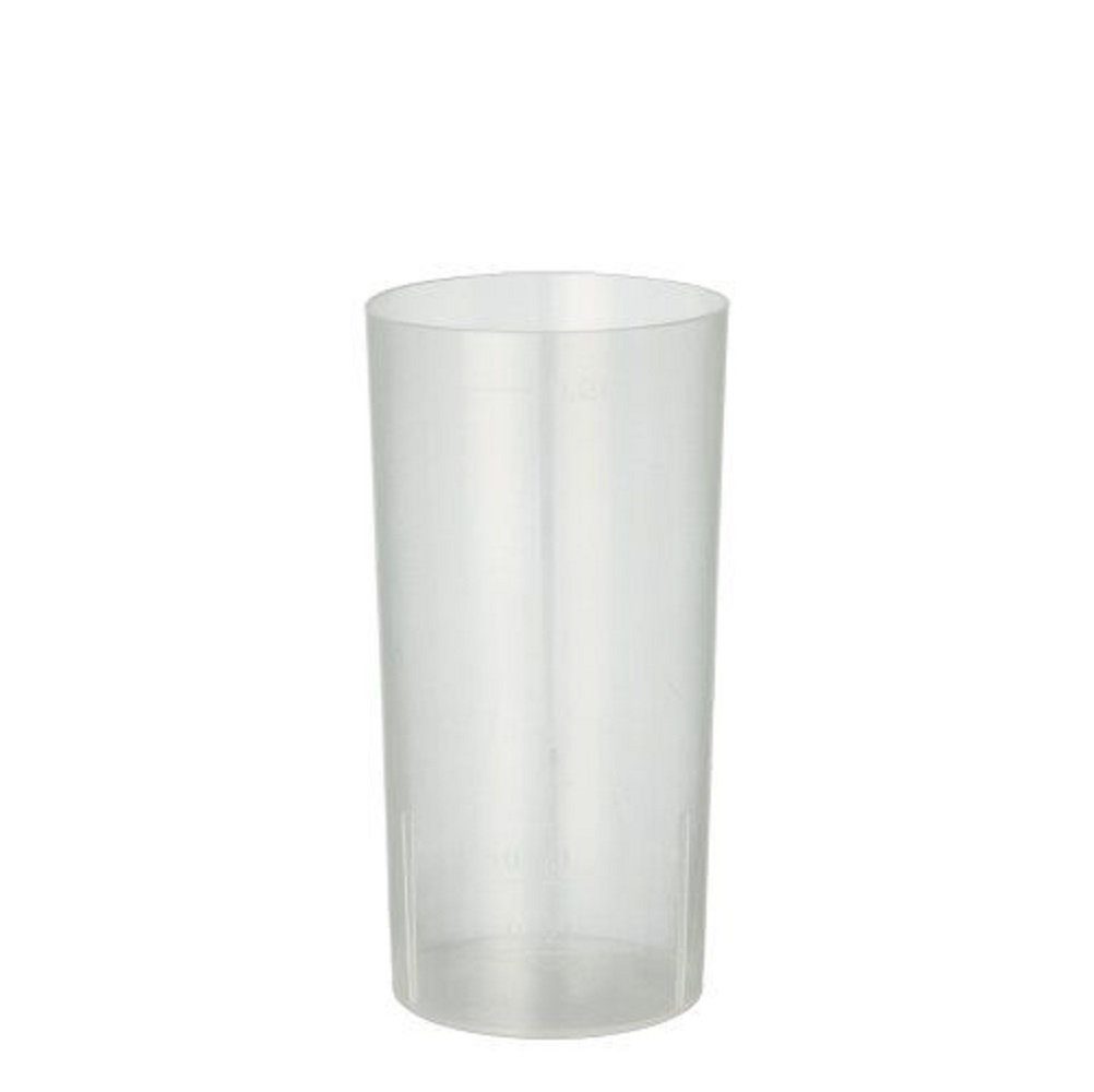 PAPSTAR Longdrinkglas 10 Mehrweg Longdrinkbecher PP 0,2l transluzent, Polypropylen (PP)