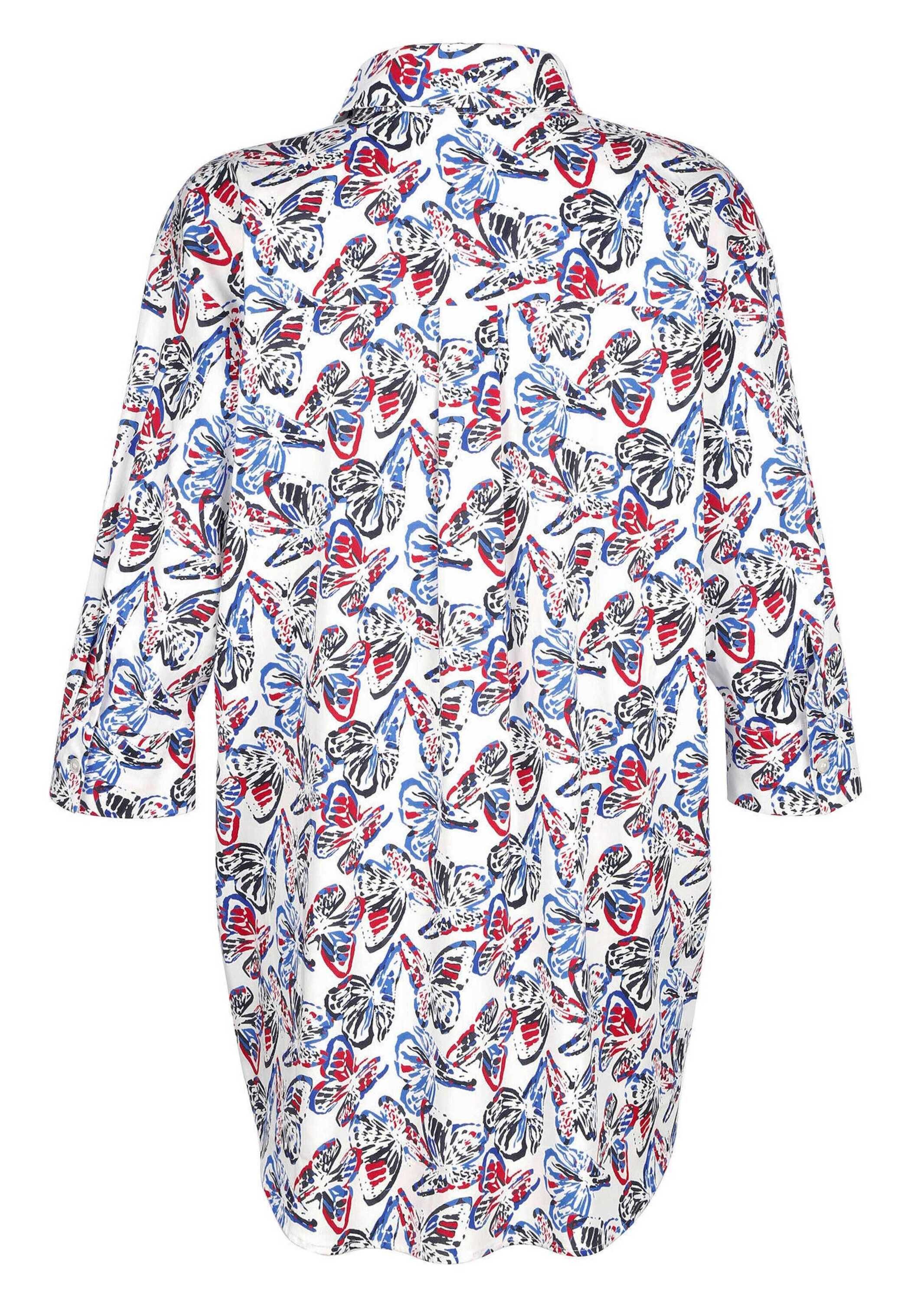 Alba Moda Hemdbluse Hemdbluse mit Alloverdruck