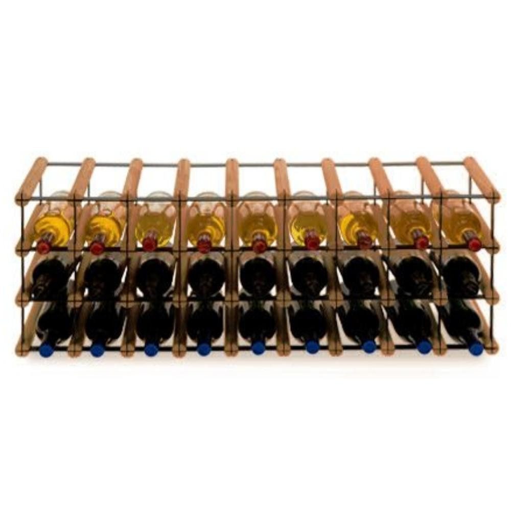 PROREGAL® Weinregal VINOTECA MOD METAL Modulares Flaschenregal Kellerregal