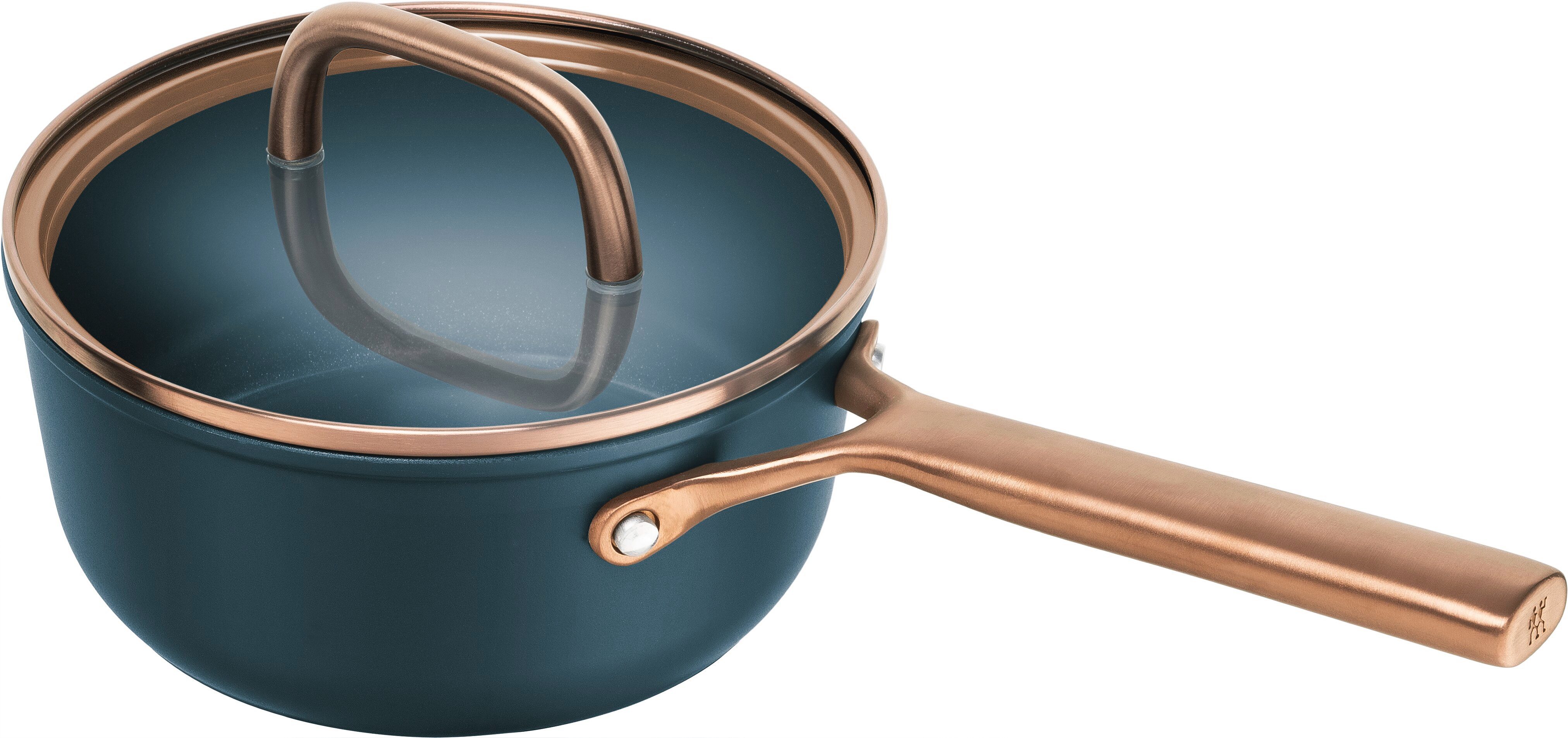 Zwilling Kasserolle Milano, Aluminium (1-tlg), Made in Italy, inkl. Deckel, Keramikbeschichtung, Induktion