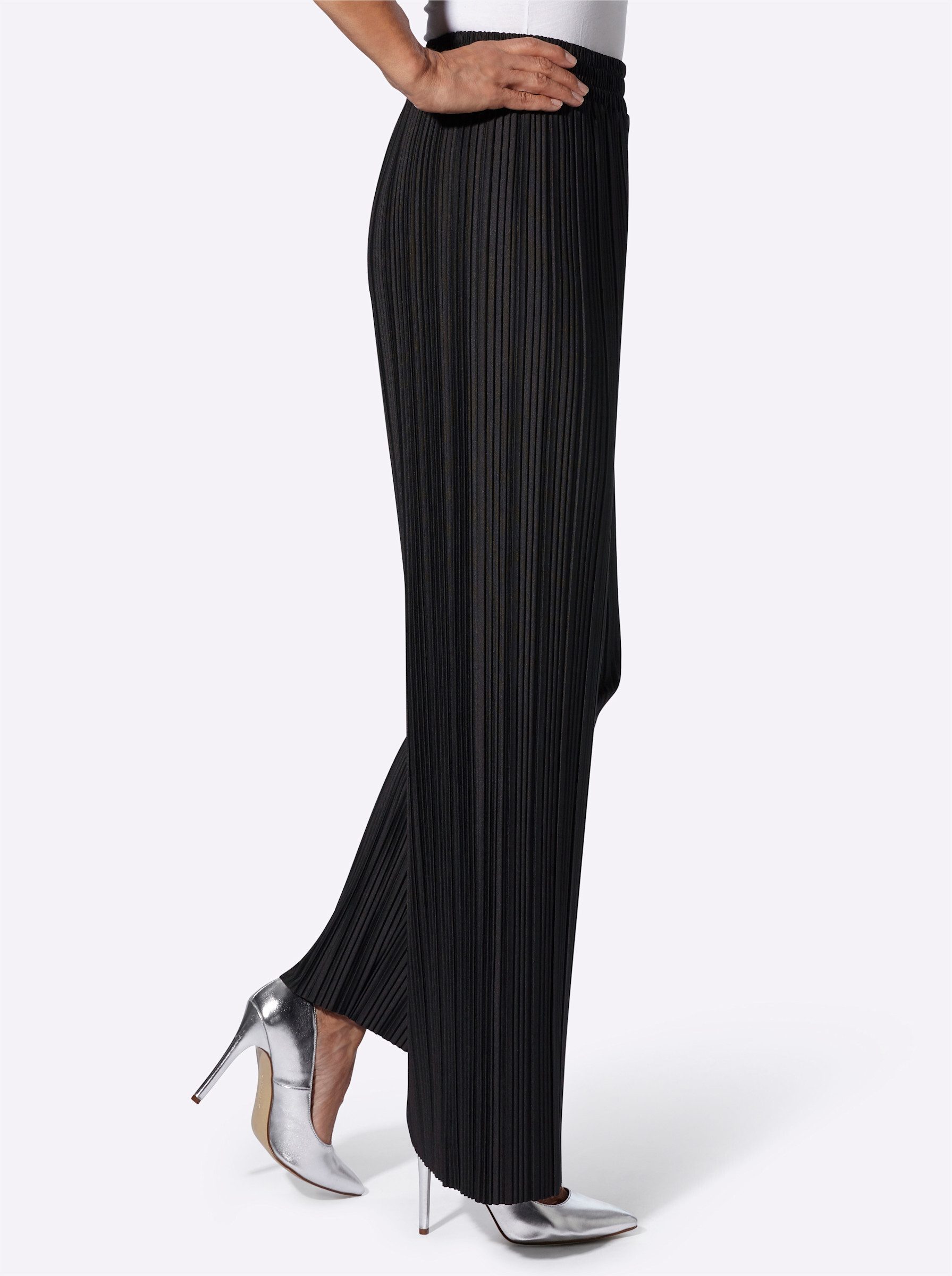 Sieh an! Jerseyhose Plisseehose günstig online kaufen