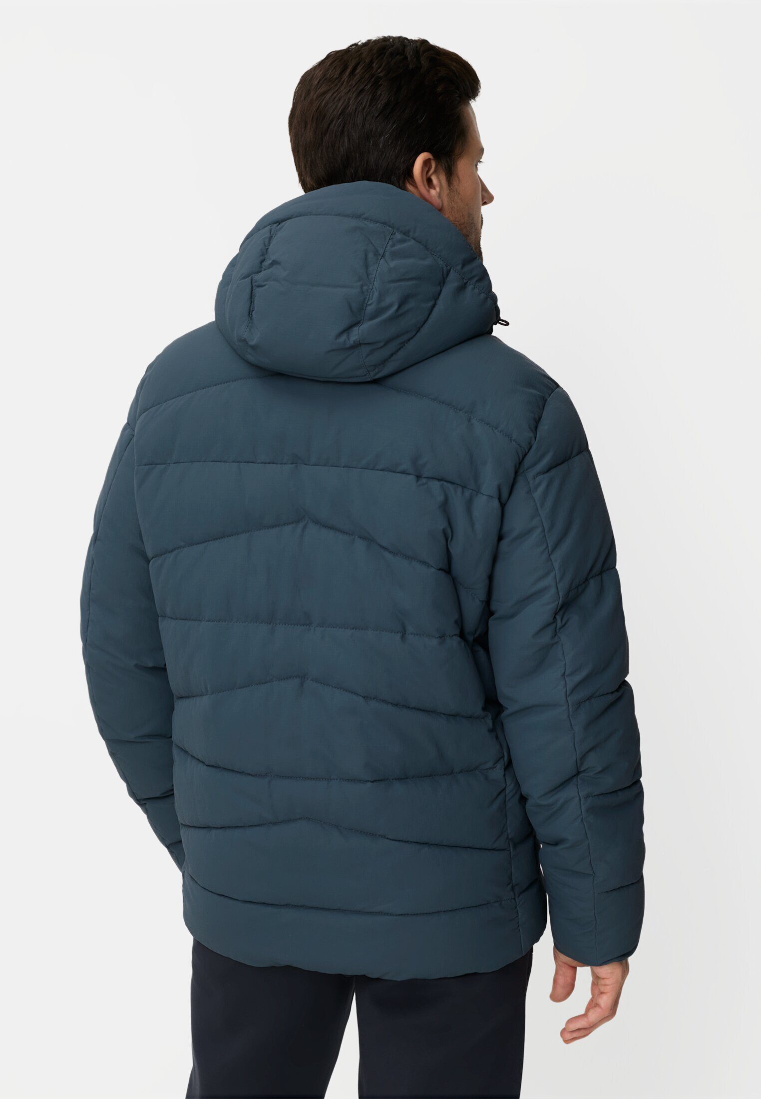 camel active Winterjacke mit abnehmbarer Kapuze Langarm