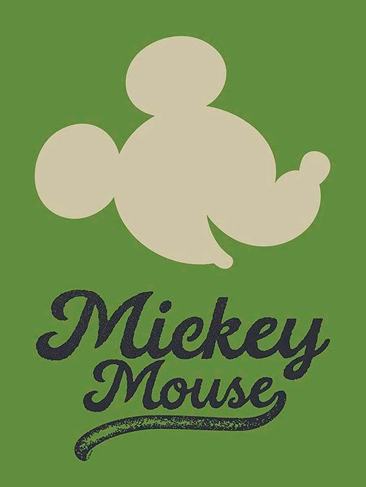 Komar Poster Mickey Mouse Green Head, Disney (1 St), Kinderzimmer, Schlafzimmer, Wohnzimmer | Poster