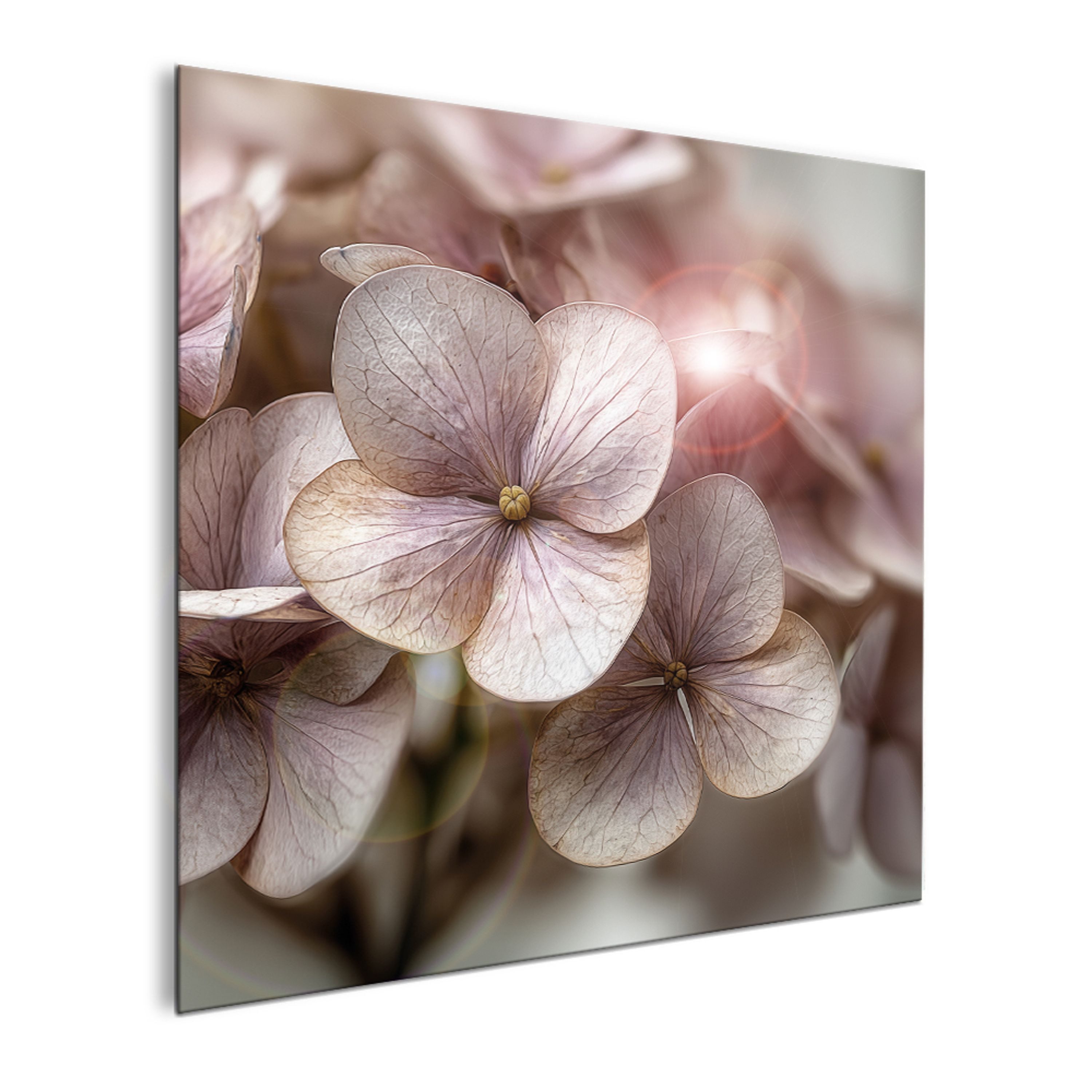 artissimo Glasbild Glasbild 30x30cm Bild aus Glas Wanddeko Wohnzimmer beige günstig online kaufen