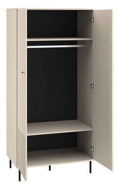 Feldmann-Wohnen Kleiderschrank Sophie (Kleiderschrank, 1-St., 1-teilig) 92cm kaschmir matt