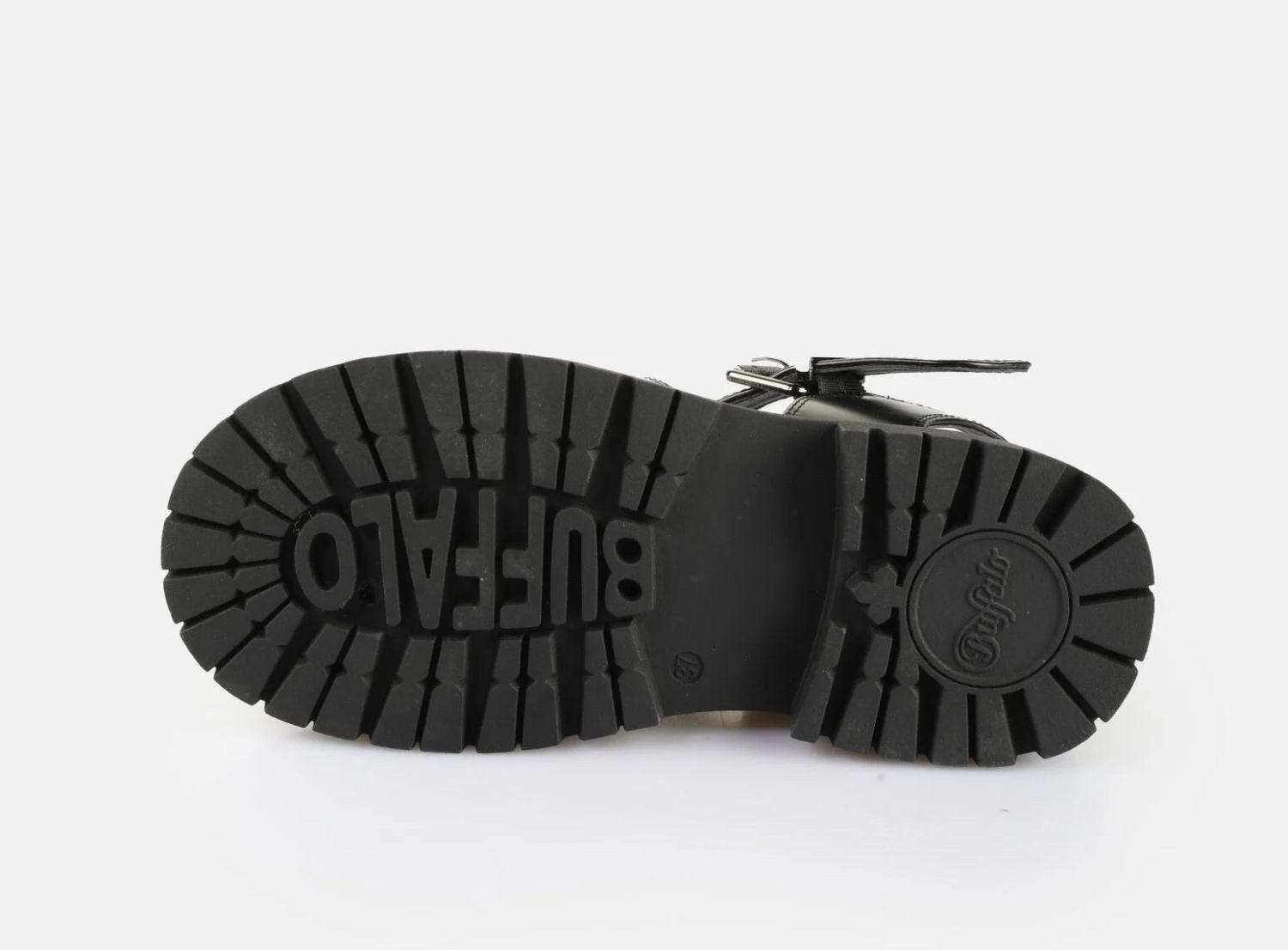 Buffalo Buffalo Lennox TS Sandale Schwarz Plateausandale