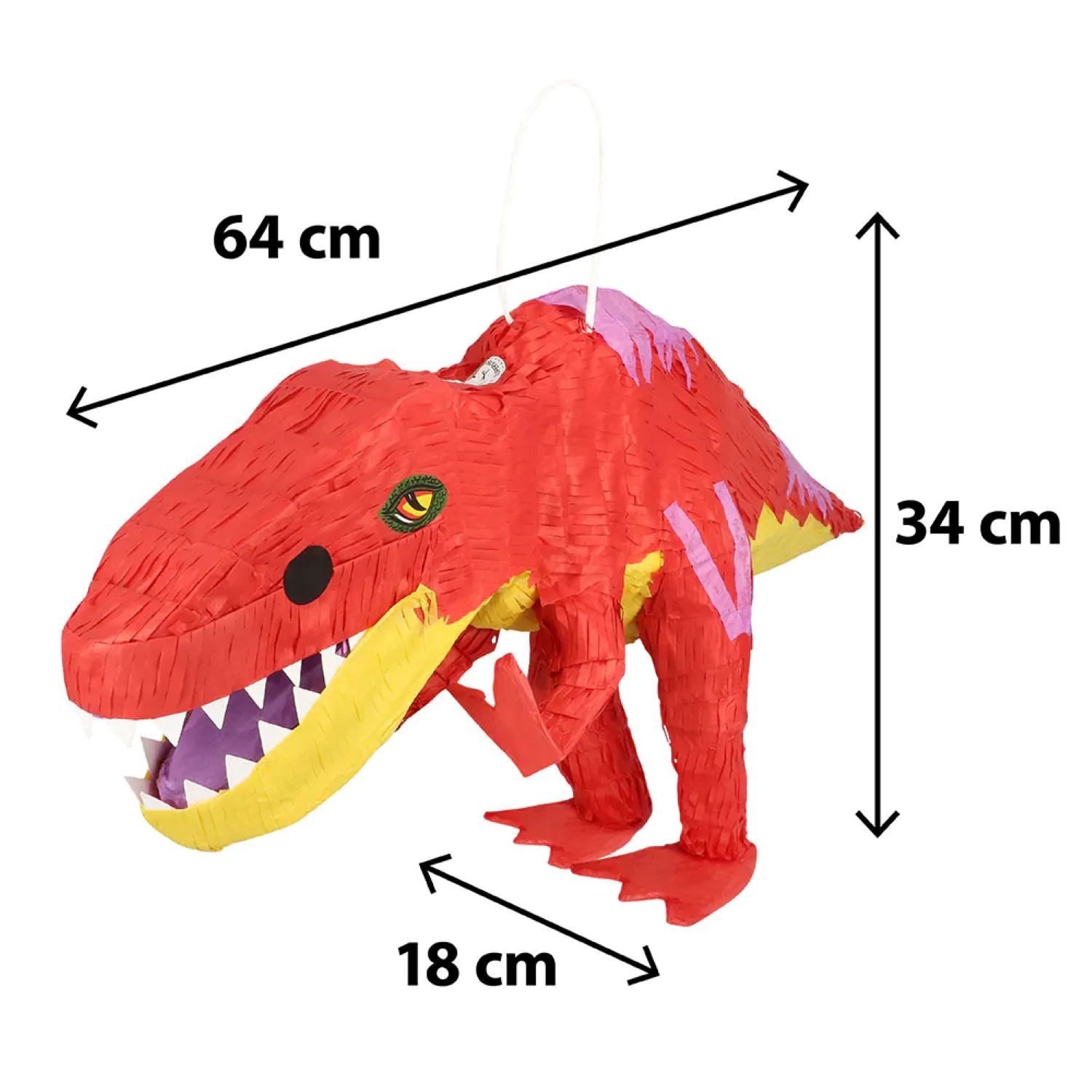 Boland Pinata Pinata 'T-Rex', 64 x 18 x 34 cm