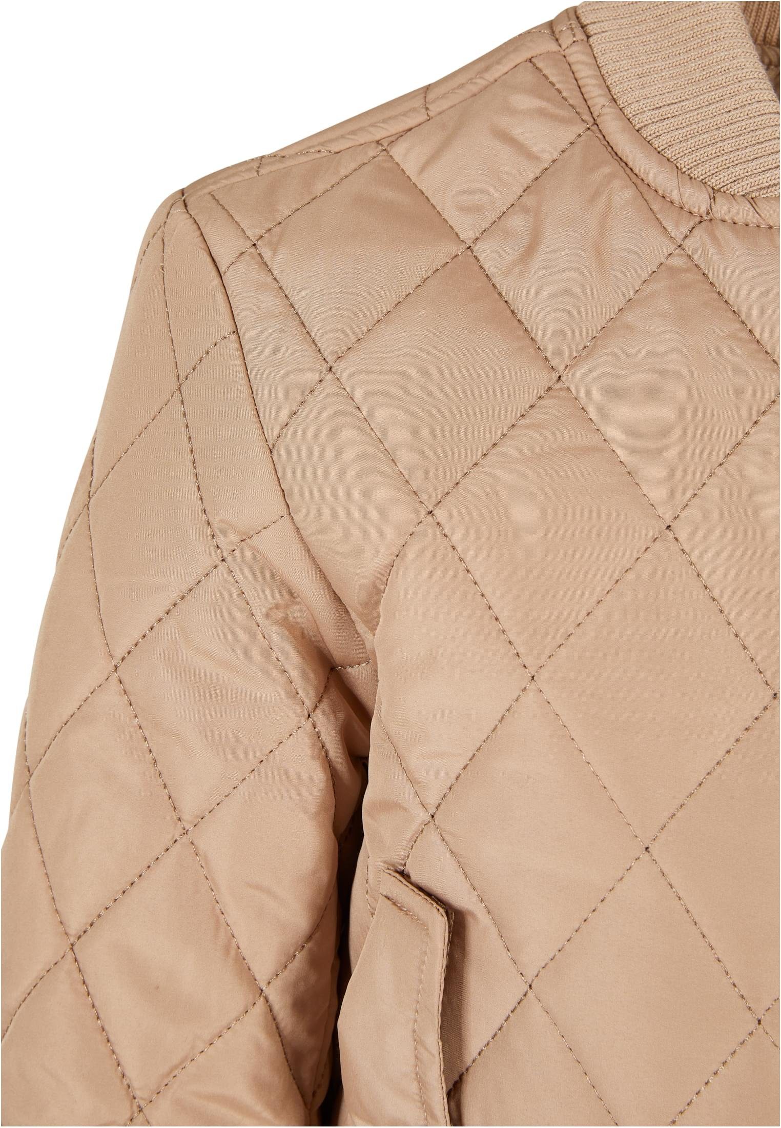 Quilt Damen Outdoorjacke Nylon (1-St) URBAN CLASSICS Girls unionbeige Diamond Jacket
