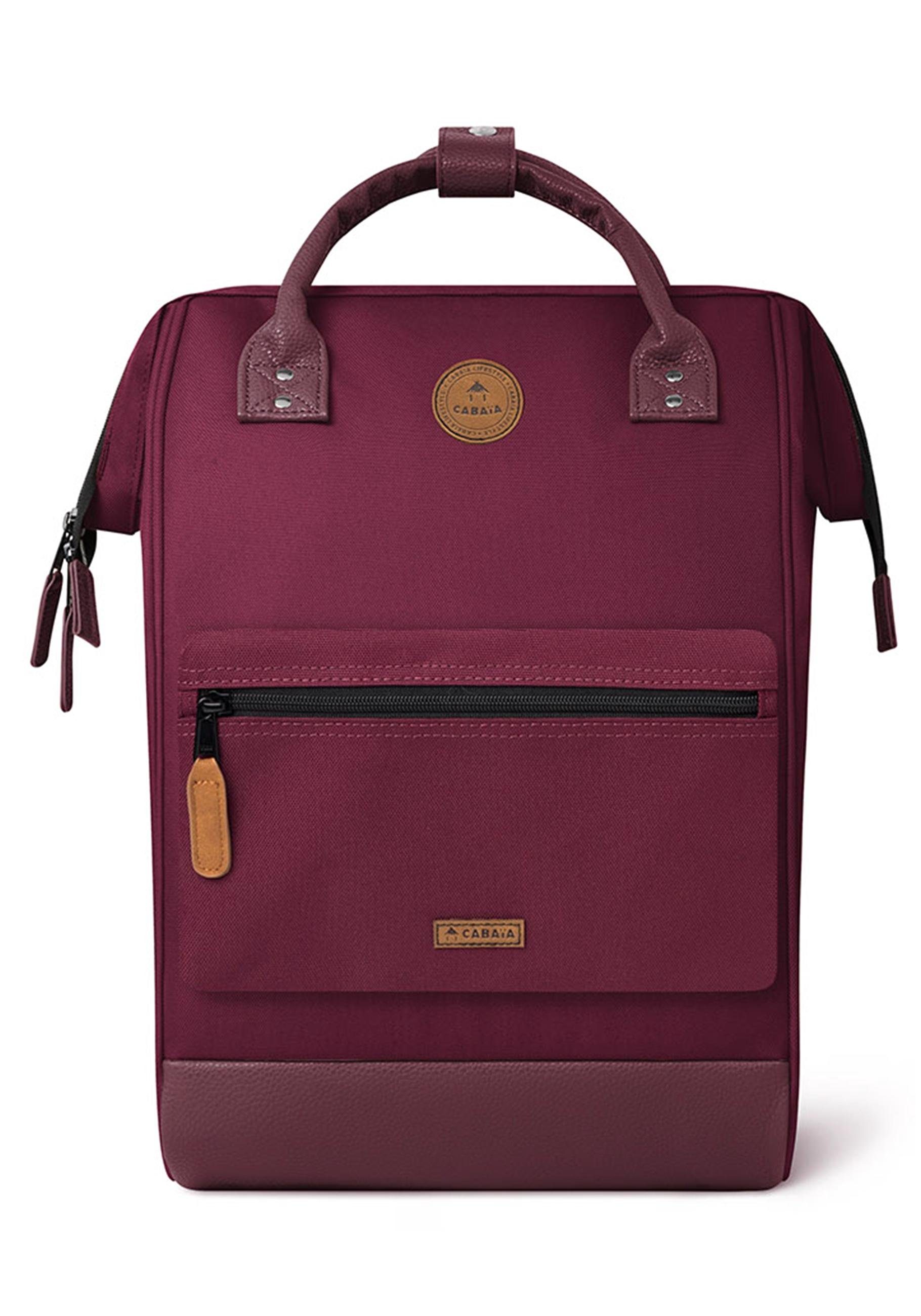 Adventurer L bordeaux aus Recycled, recycelten Materialien CABAIA Tagesrucksack Cityrucksack