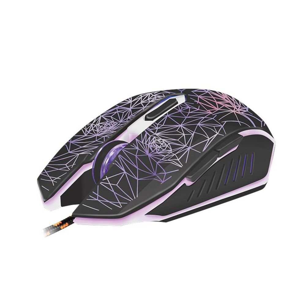 LogiLink ID0185 Gaming-Tastatur (inkl. RGB Maus und Mauspad, max. 2400 DPI)
