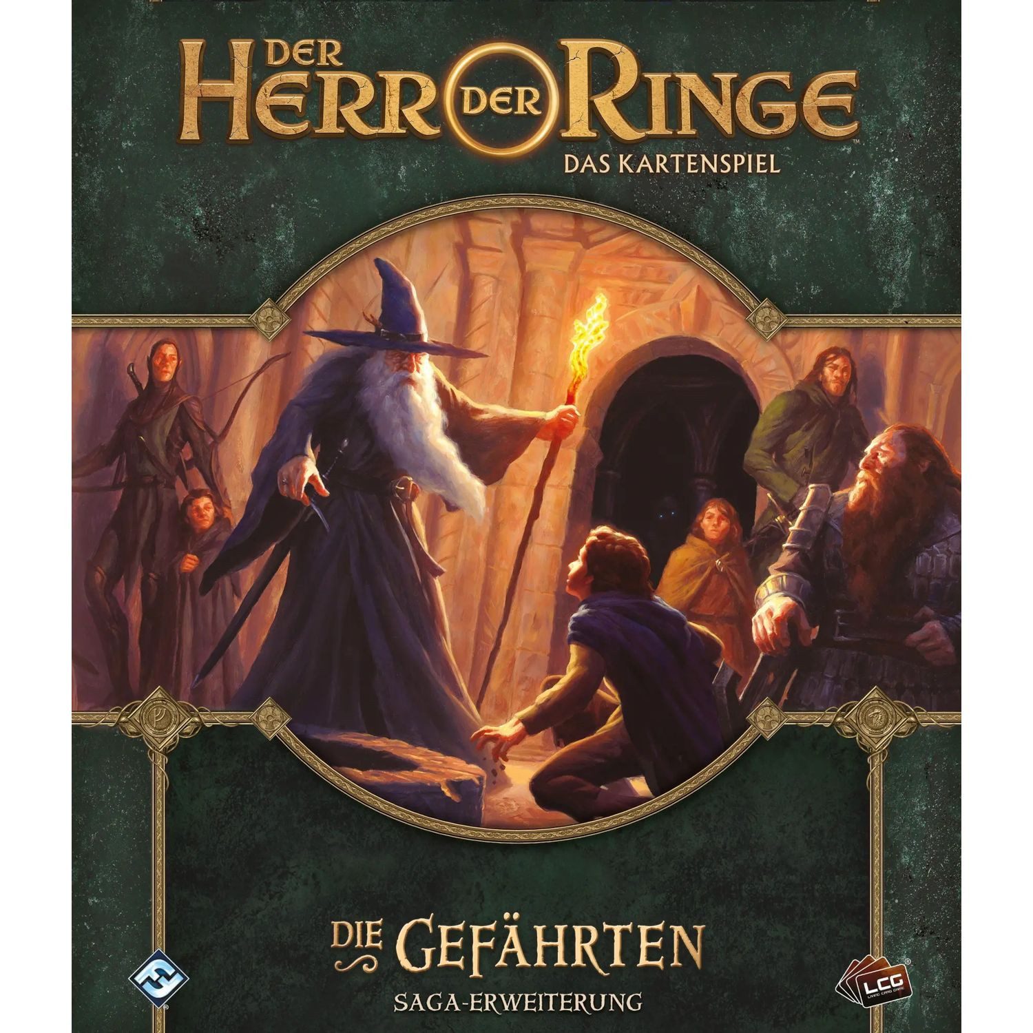 Asmodee Spiel Herr der Ringe Das Kartenspiel - Die Gefährten