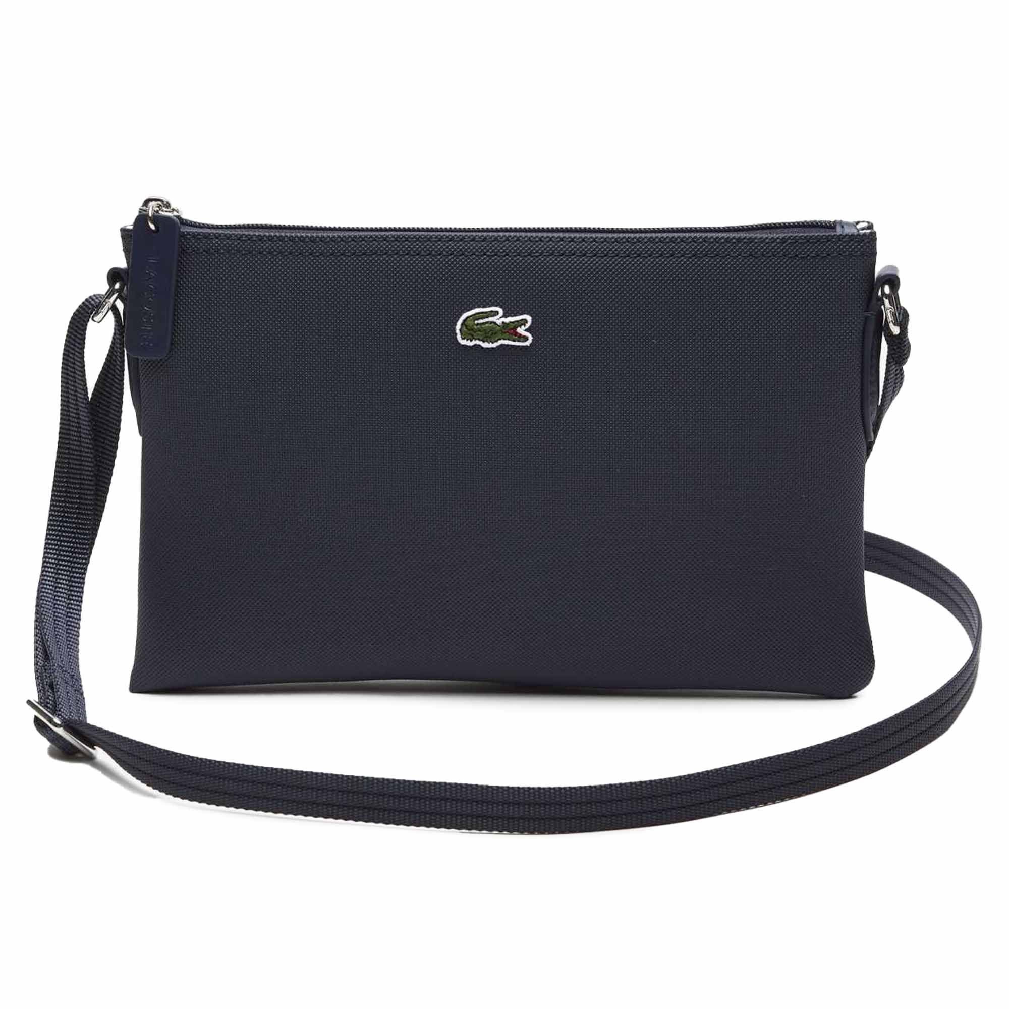 Lacoste Henkeltasche Damen Umhängetasche Lederimitat