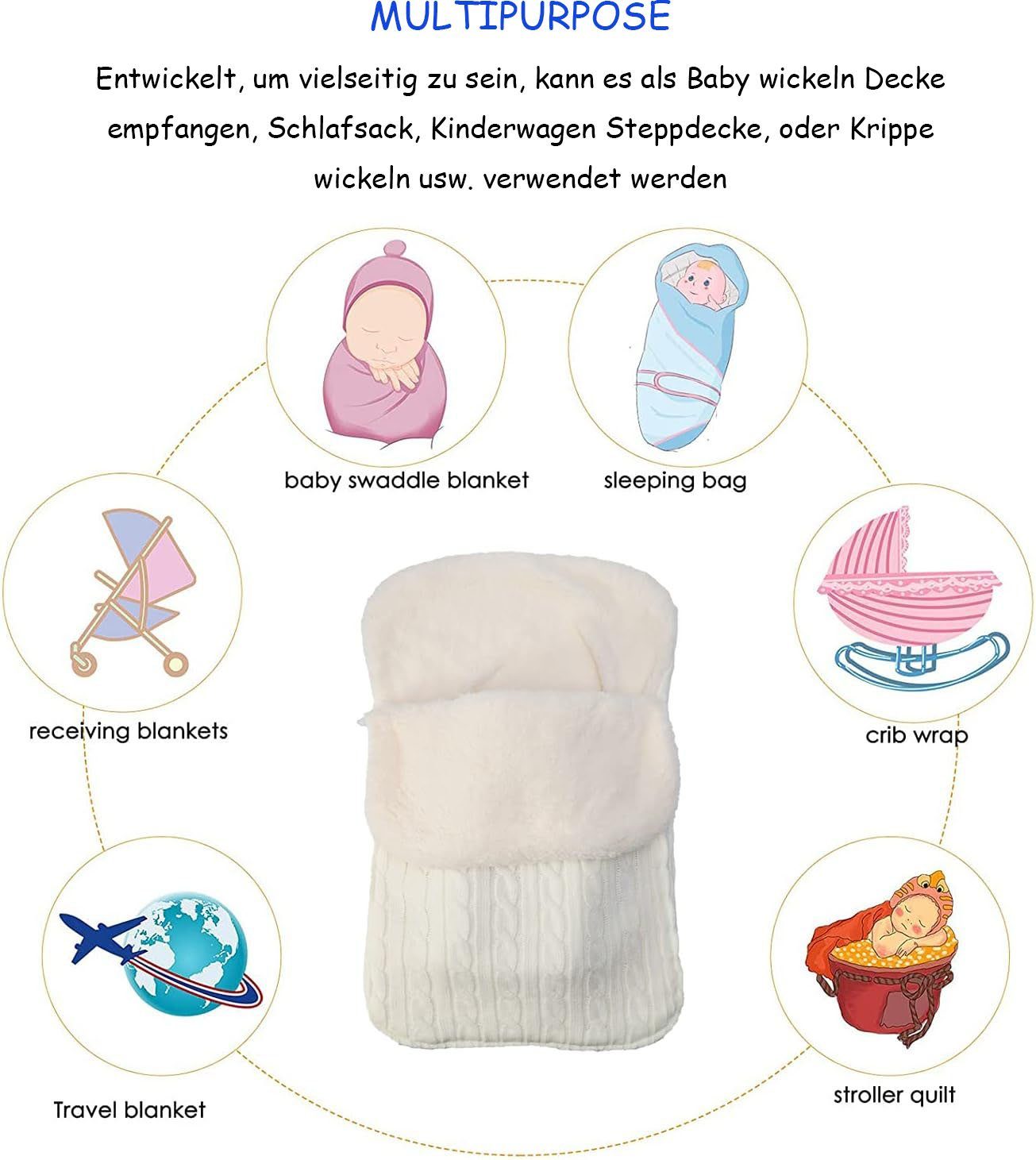 Coonoor Babyschlafsack Baby Winter, dicke warme günstig online kaufen