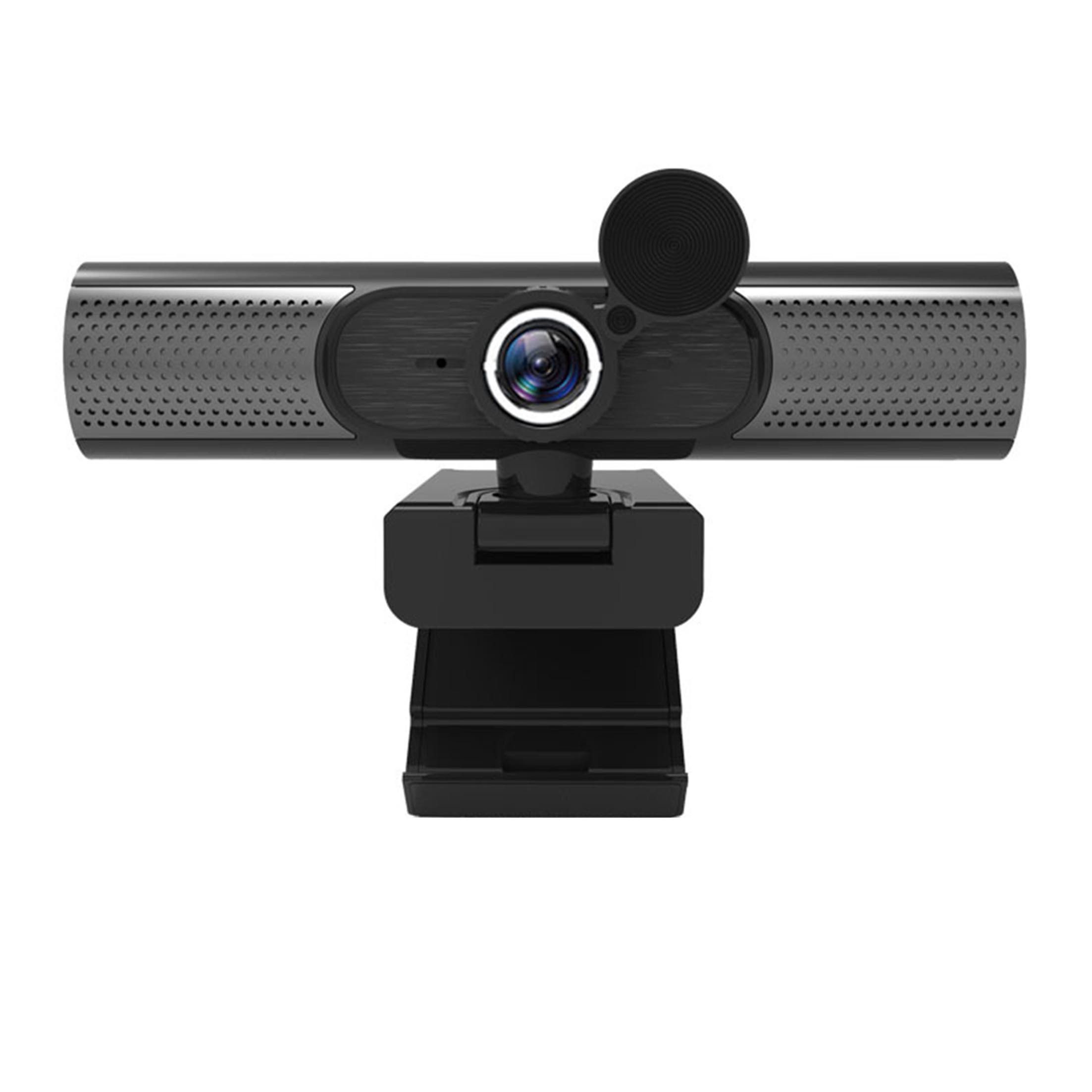 TAMEY 2K/4K, Live Cam, HD Cam, Autofokus, USB-Anschluss Full HD-Webcam (PC-Webcam, mit zwei Mikrofonene und Objektivdeckel)