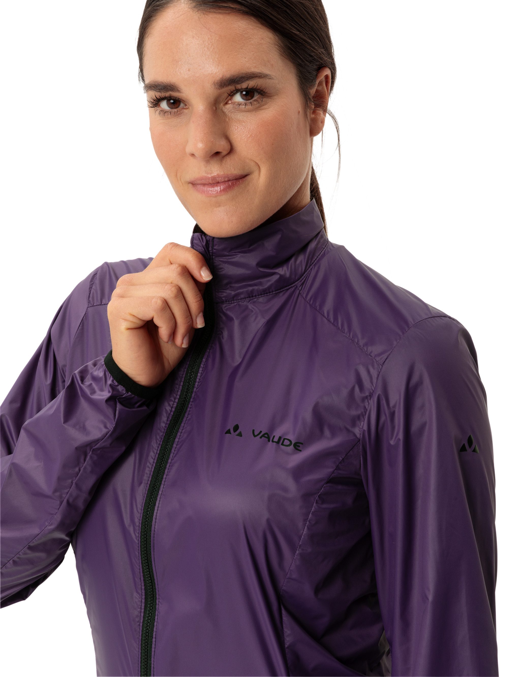 VAUDE Fahrradjacke WOMEN'S MATERA AIR JACKET atmungsaktiv, winddicht, wasserabweisend, mit offener Rückentasche