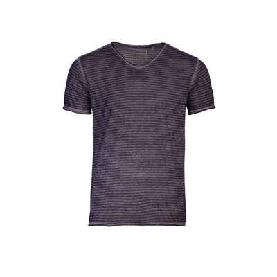TREVOR'S T-Shirt dunkel-blau normal (1-tlg)