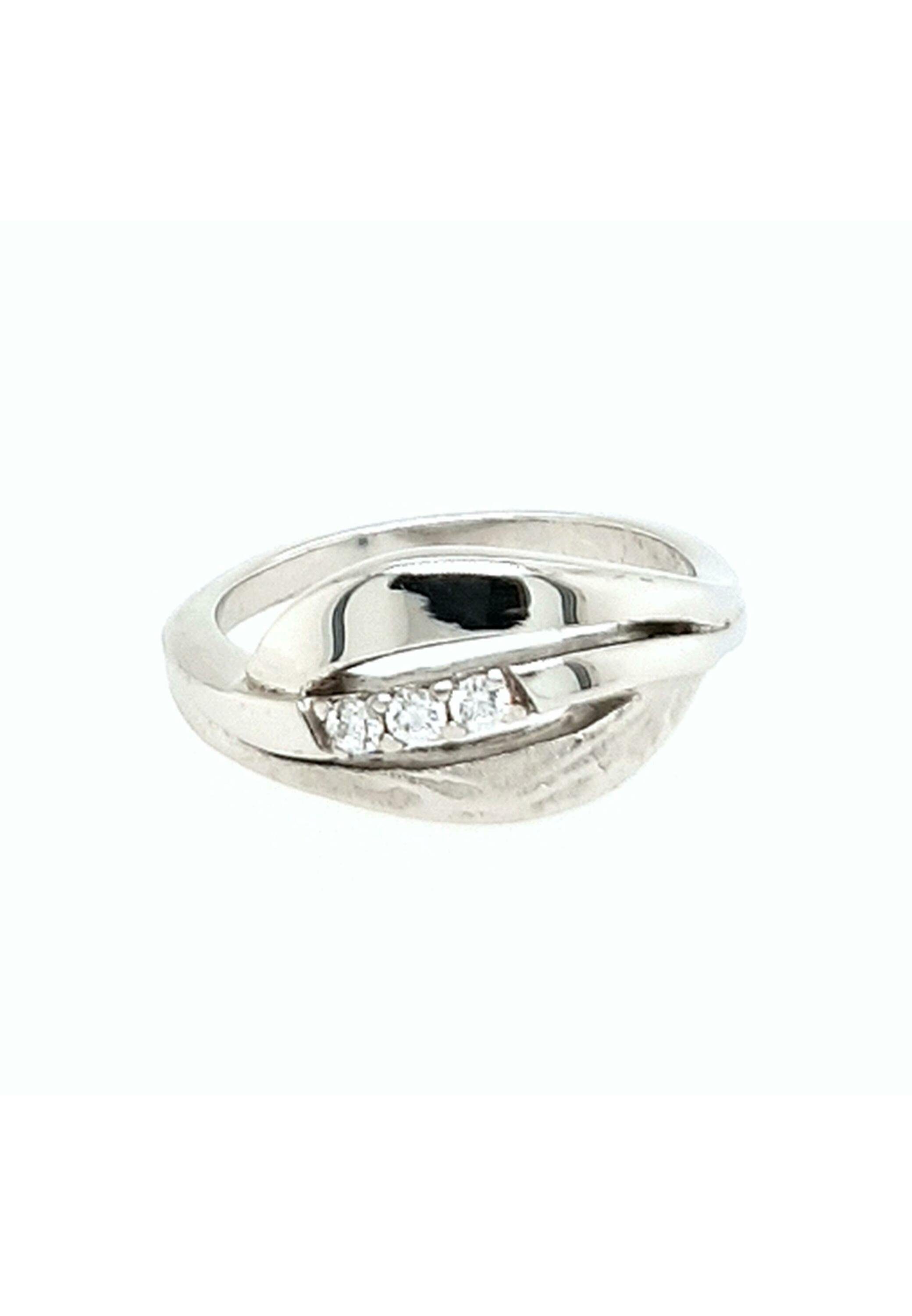 Damen Schmuck JuwelmaLux Silberring Ring Silber mit Zirkonia (1-tlg), Damen Ring Silber 925/000, inkl. Schmuckschachtel