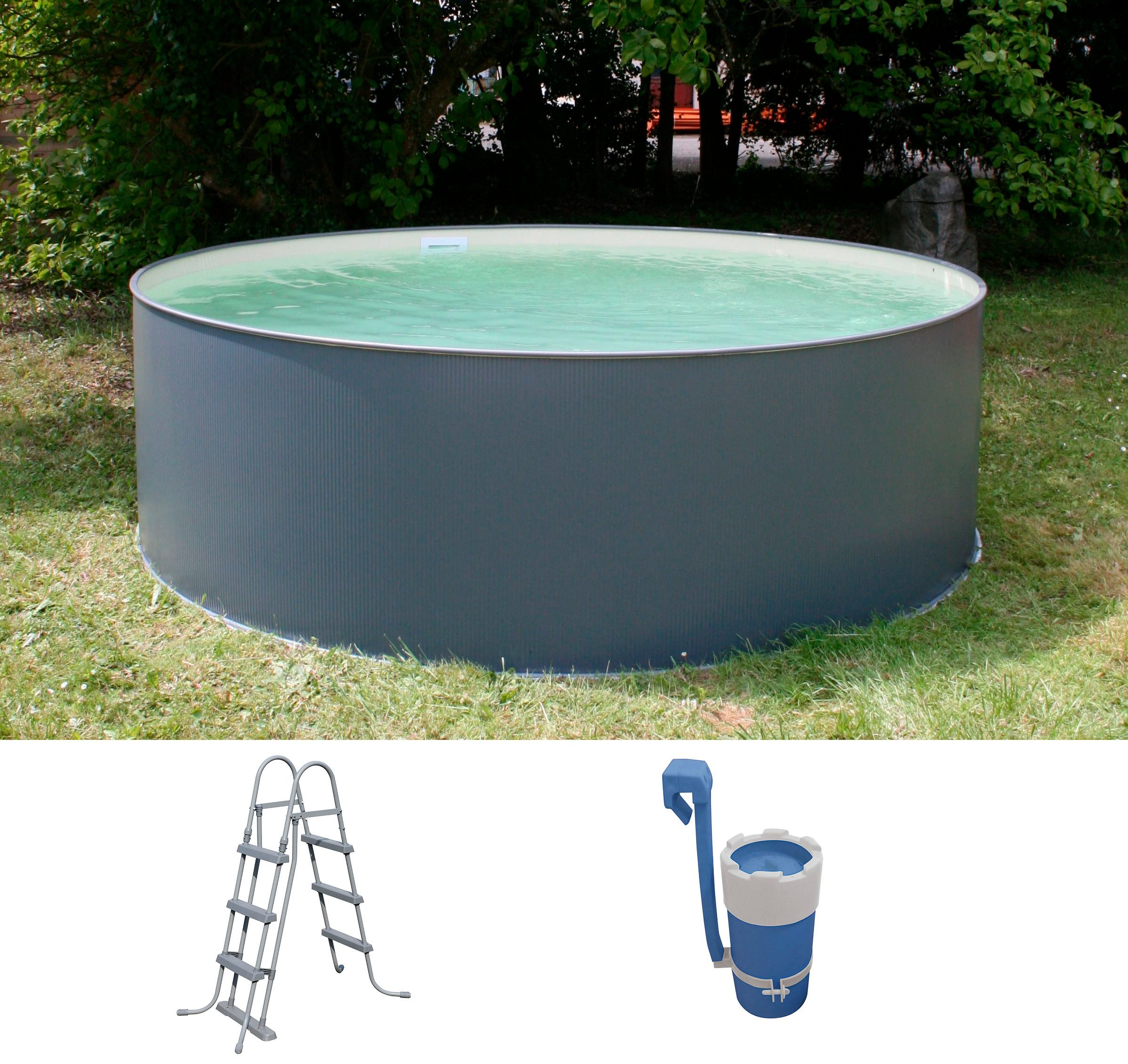 SUMMER FUN Rundpool Arizona (Set, 3-tlg), ØxH: 350x90 cm