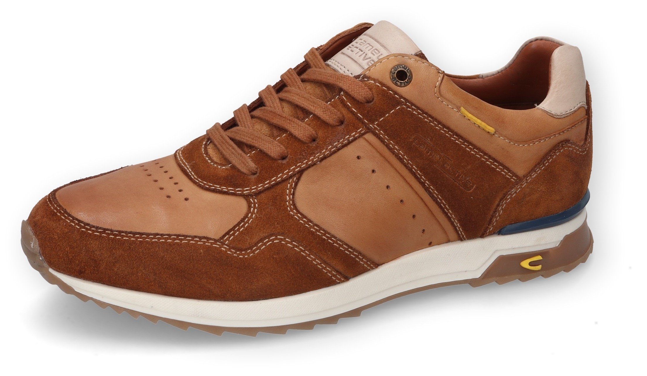 camel active Sneaker im Casual Chic Look, Freizeitschuh, Halbschuh, Schnürschuh