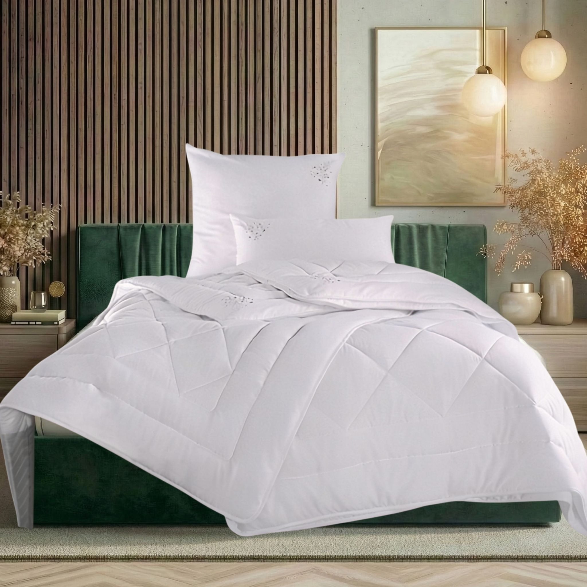 OTTO home Microfaserbettdecke Baca, Bettdecke 135x200 cm, 155x220 cm und weitere Größen, Füllung: aus hochwertiger 6D-Hohlfaser, Bezug: Polyester, Bettdecken, Sommer, Winter, 4-Jahreszeiten, Decke