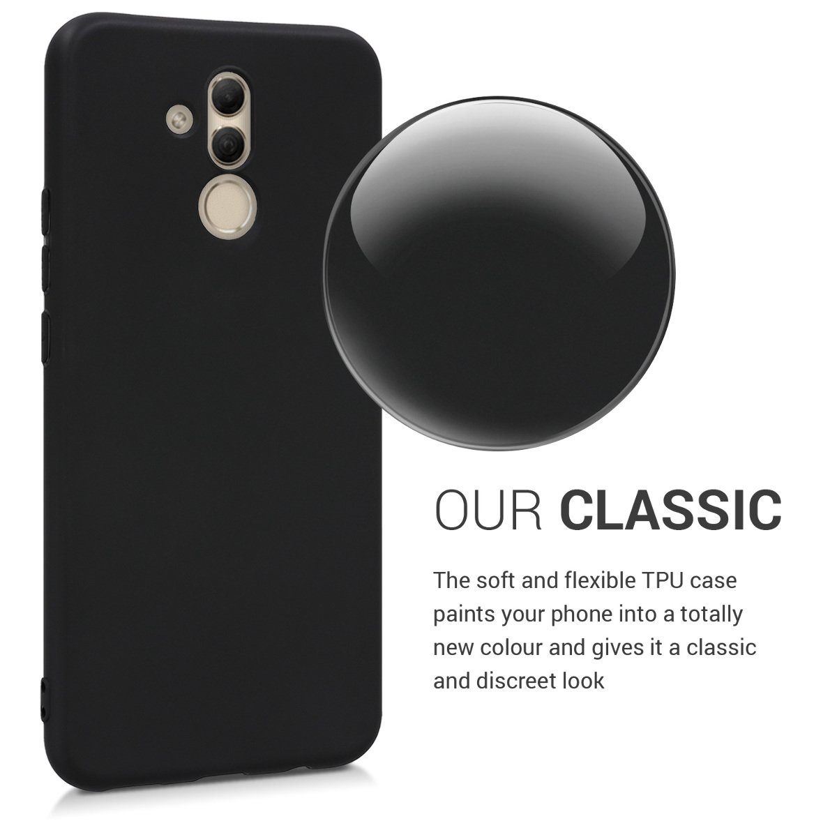 kwmobile Handyhülle Hülle für Huawei Mate 20 Lite, Hülle Silikon - Soft Handyhülle - Handy Case Cover