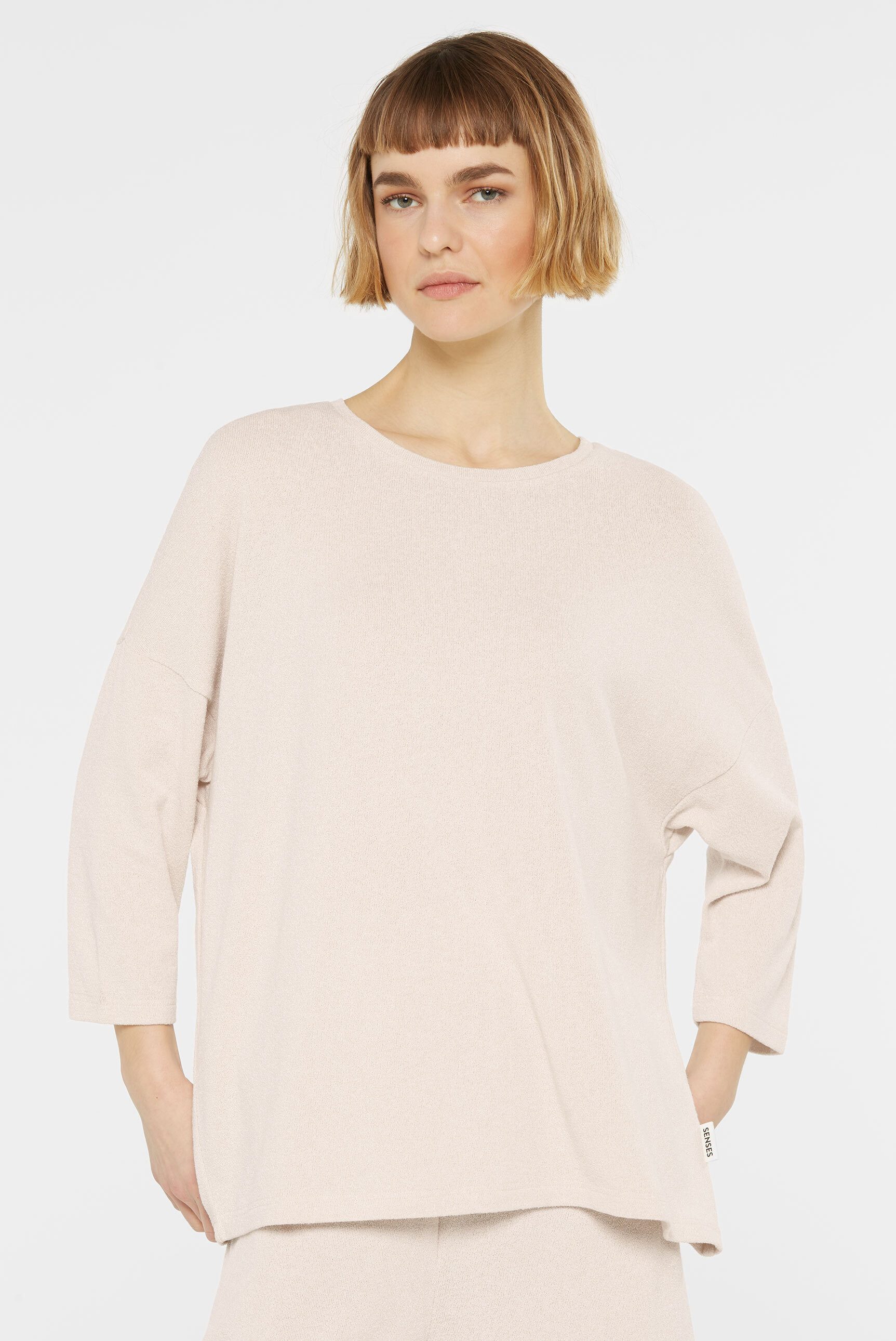 SENSES.THE LABEL Sweater mit überschnittenen Schultern
