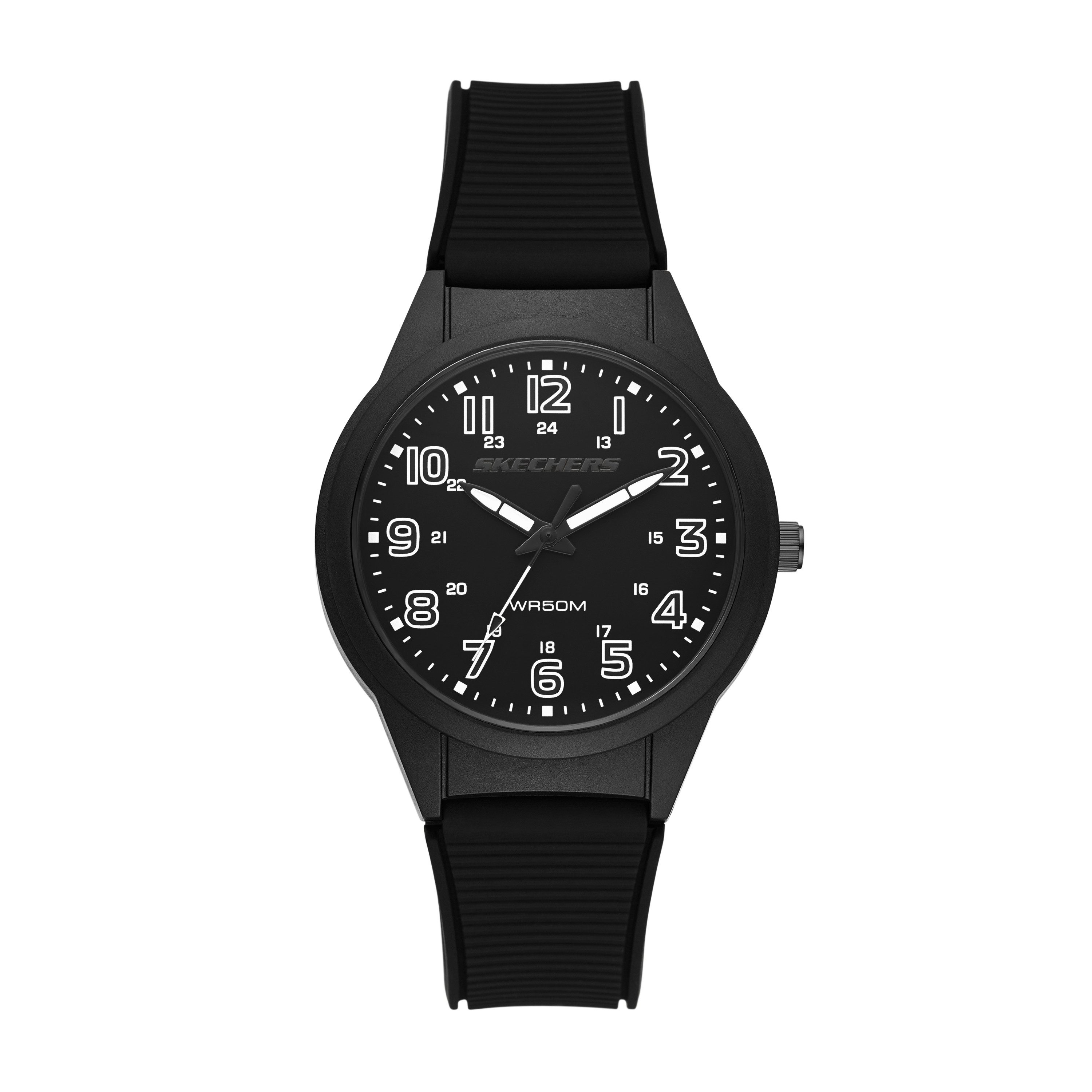 Skechers Quarzuhr Hillview SR5311, Armbanduhr, Silikonarmband, analog
