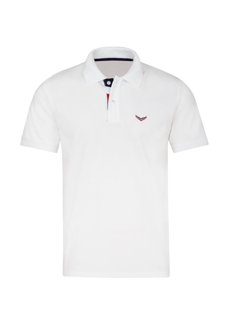 Trigema Poloshirt TRIGEMA Poloshirt mit dreifarbiger Knopfleiste (1-tlg) günstig online kaufen