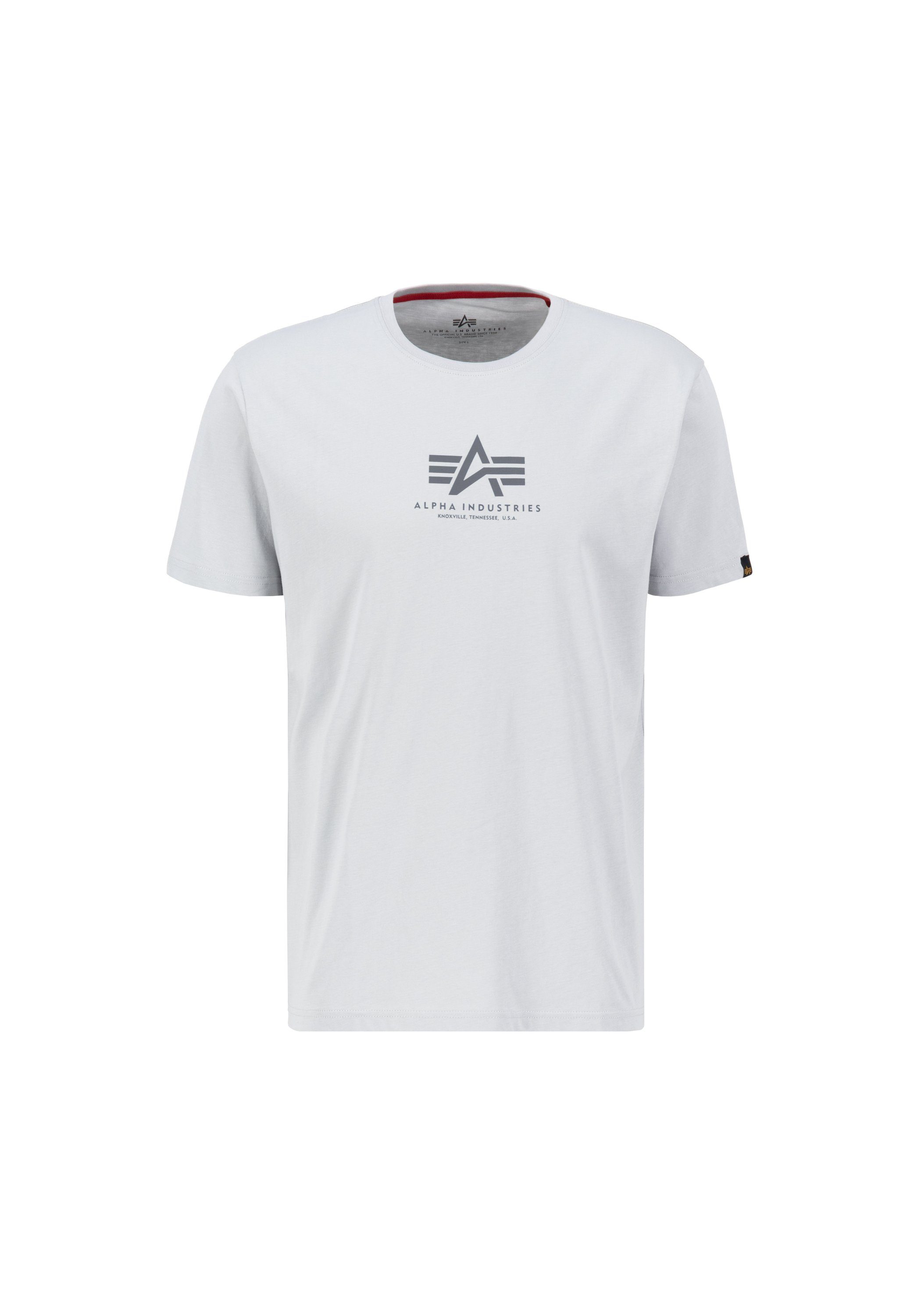 Alpha Industries T-Shirt T-Shirts Alpha - Basic T pastel ML grey Men Industries