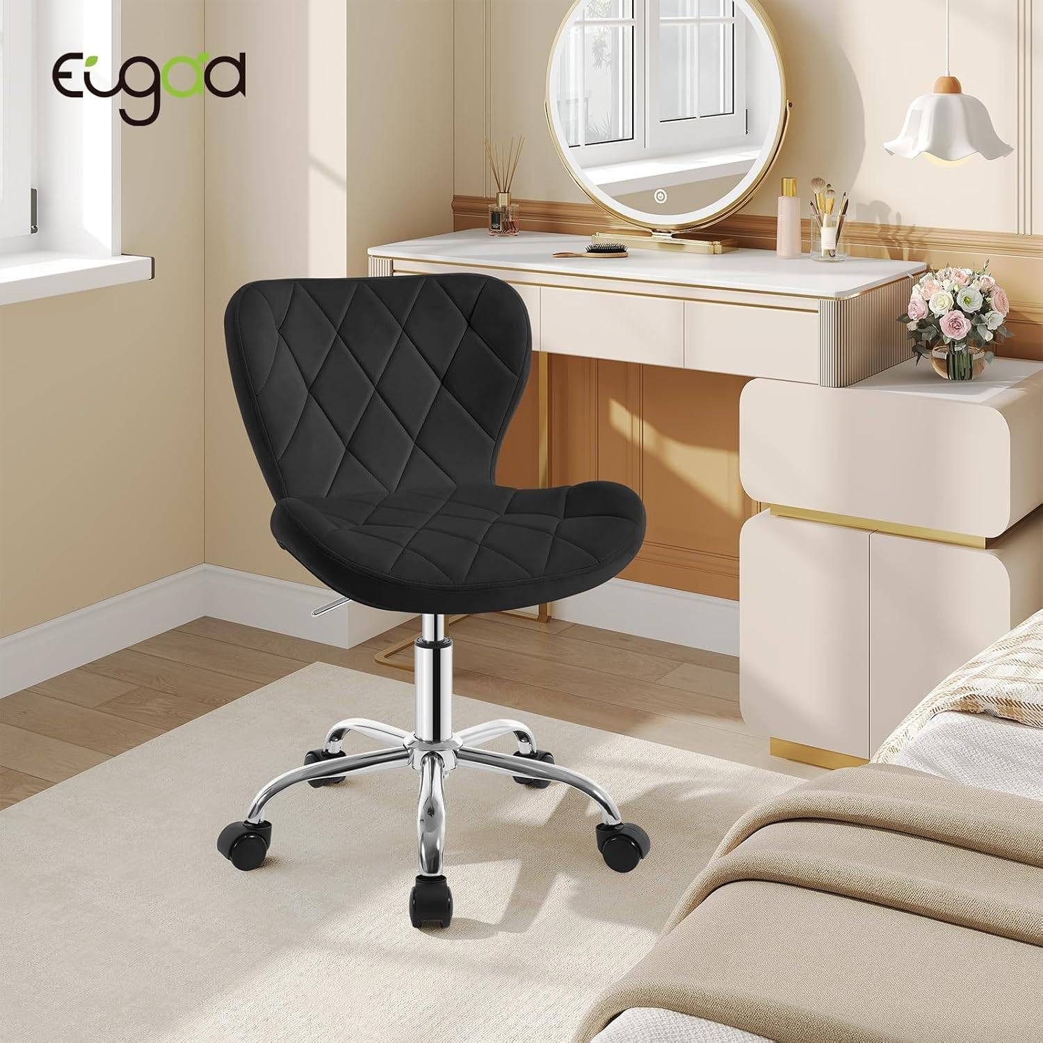 EUGAD Bürostuhl (1 St), höhenverstellbar, 360° günstig online kaufen