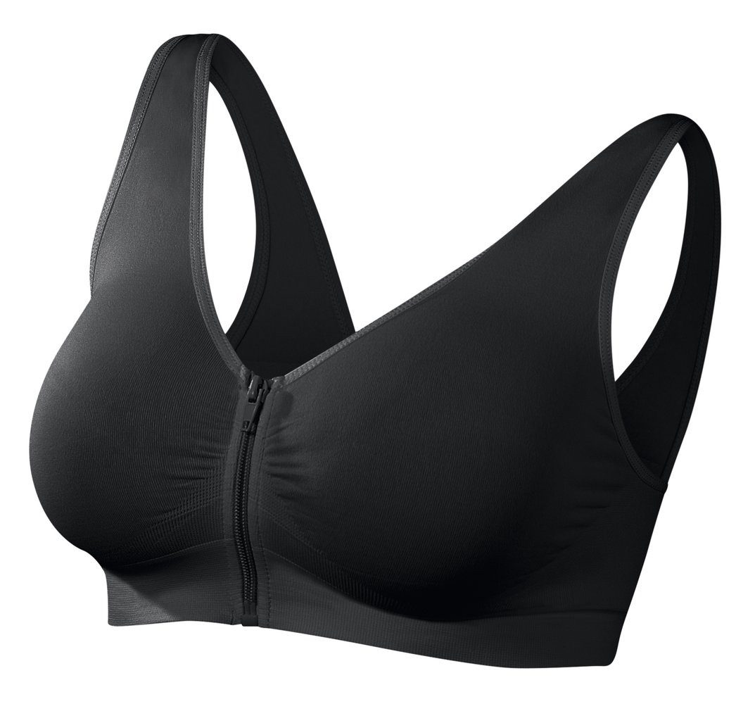 SLIMmaxx Bügelloser BH Traum-BH mit Reißverschluss 2er-Set 36/38 (M) schwarz/weiß anschmiegsam ohne störende Nähte gemütlich ohne Bügel – Bild 5 von 5