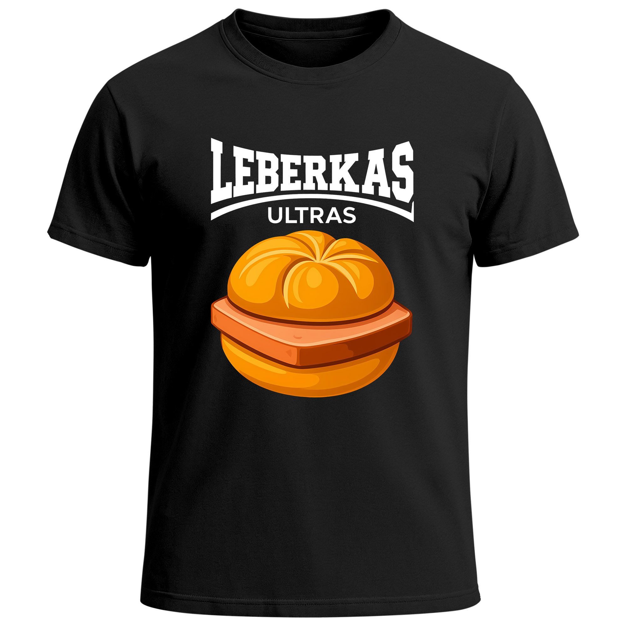 Print-Shirt Herren T-Shirt für das Oktoberfest Leberkas Ultras Leberkässemmel